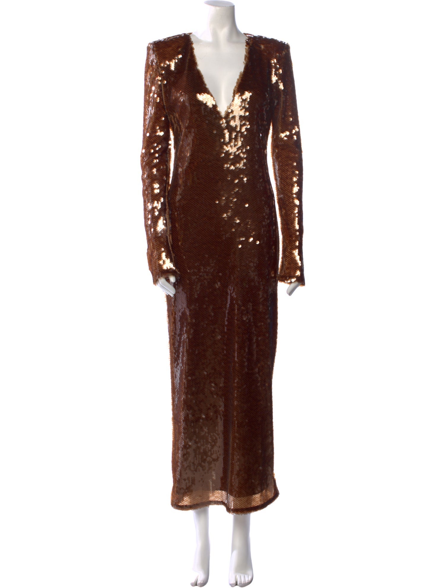 LAPOINTE V-Neck Long Dress w/ Tags