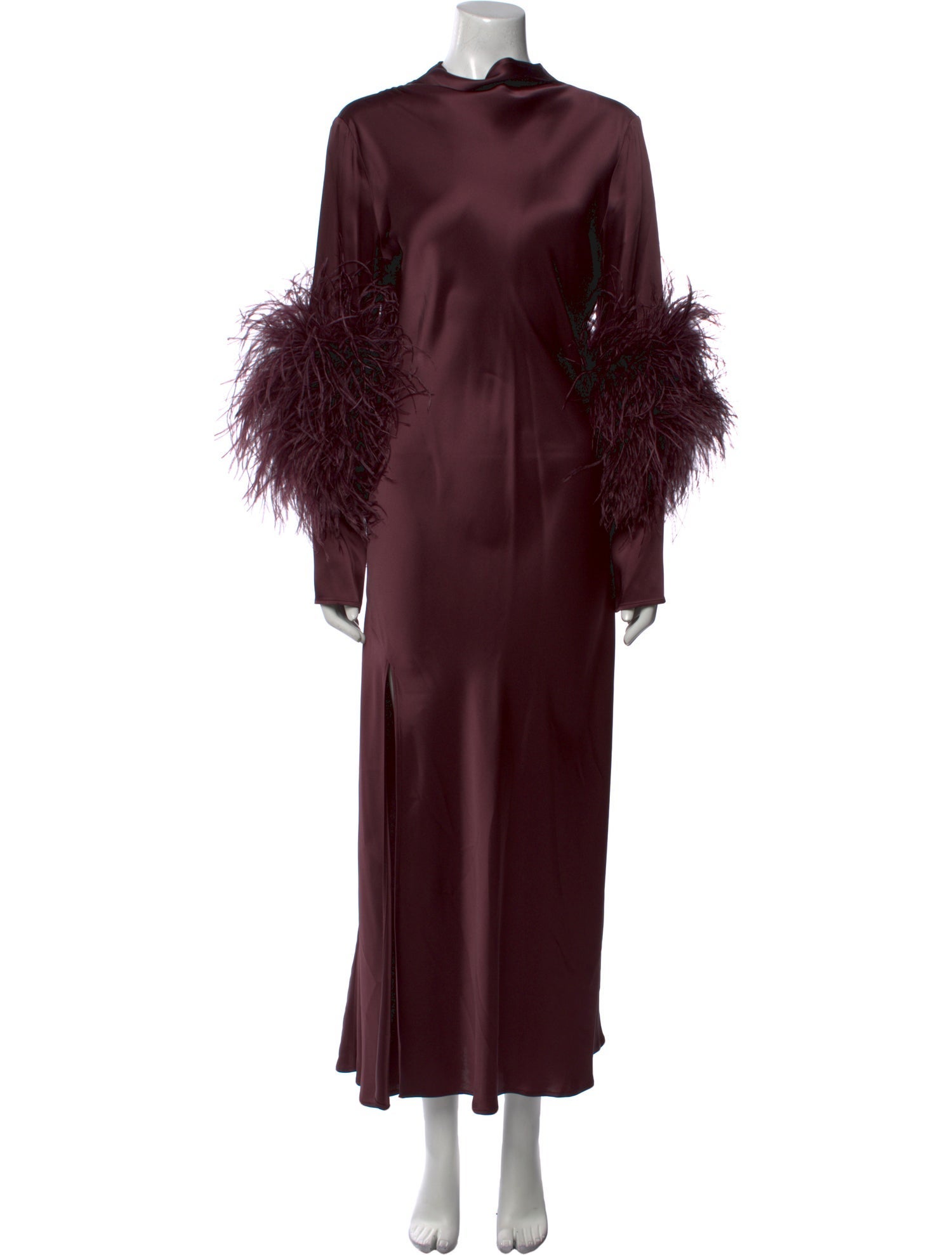 LAPOINTE Mock Neck Long Dress