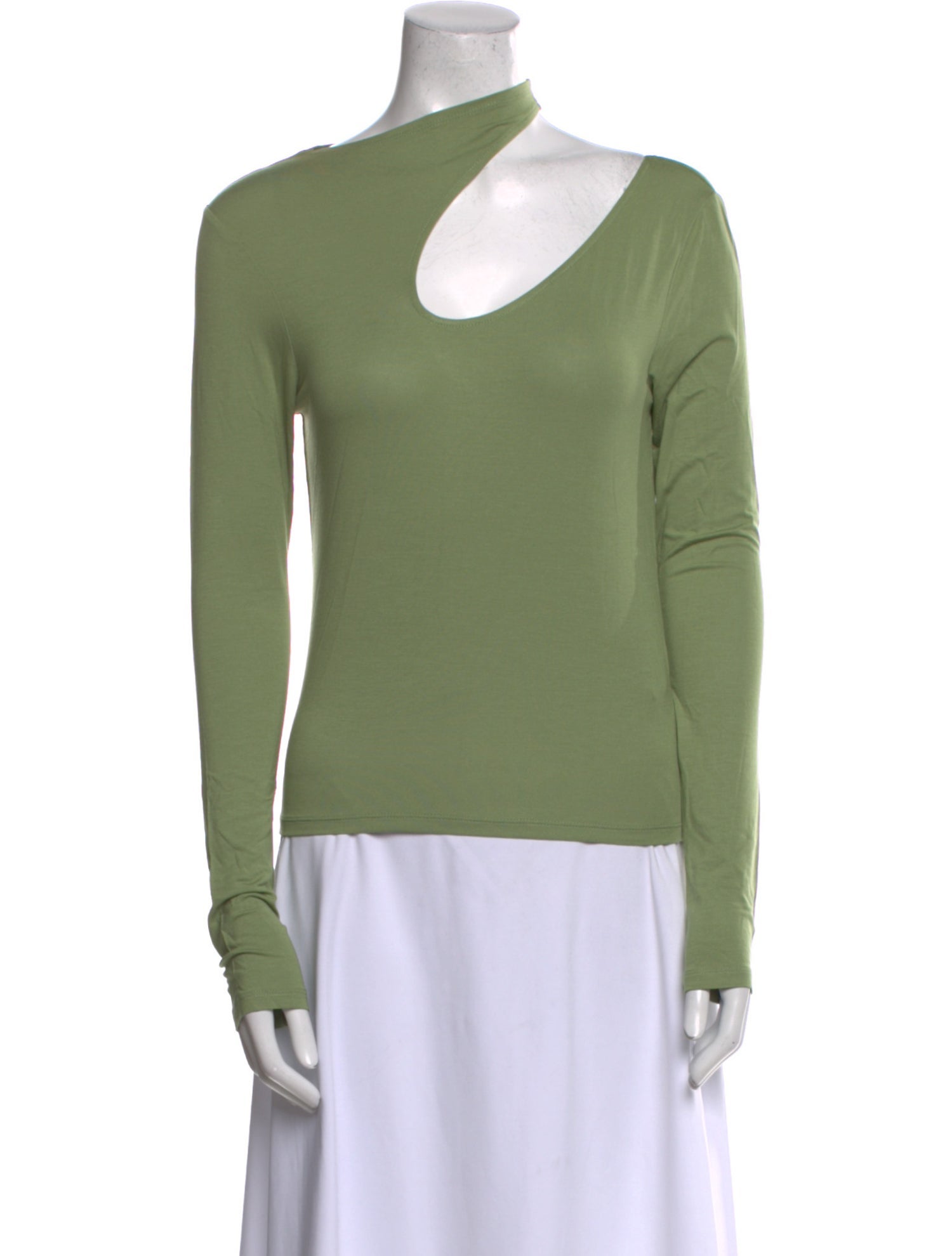 LAPOINTE One-Shoulder Long Sleeve Sweatshirt