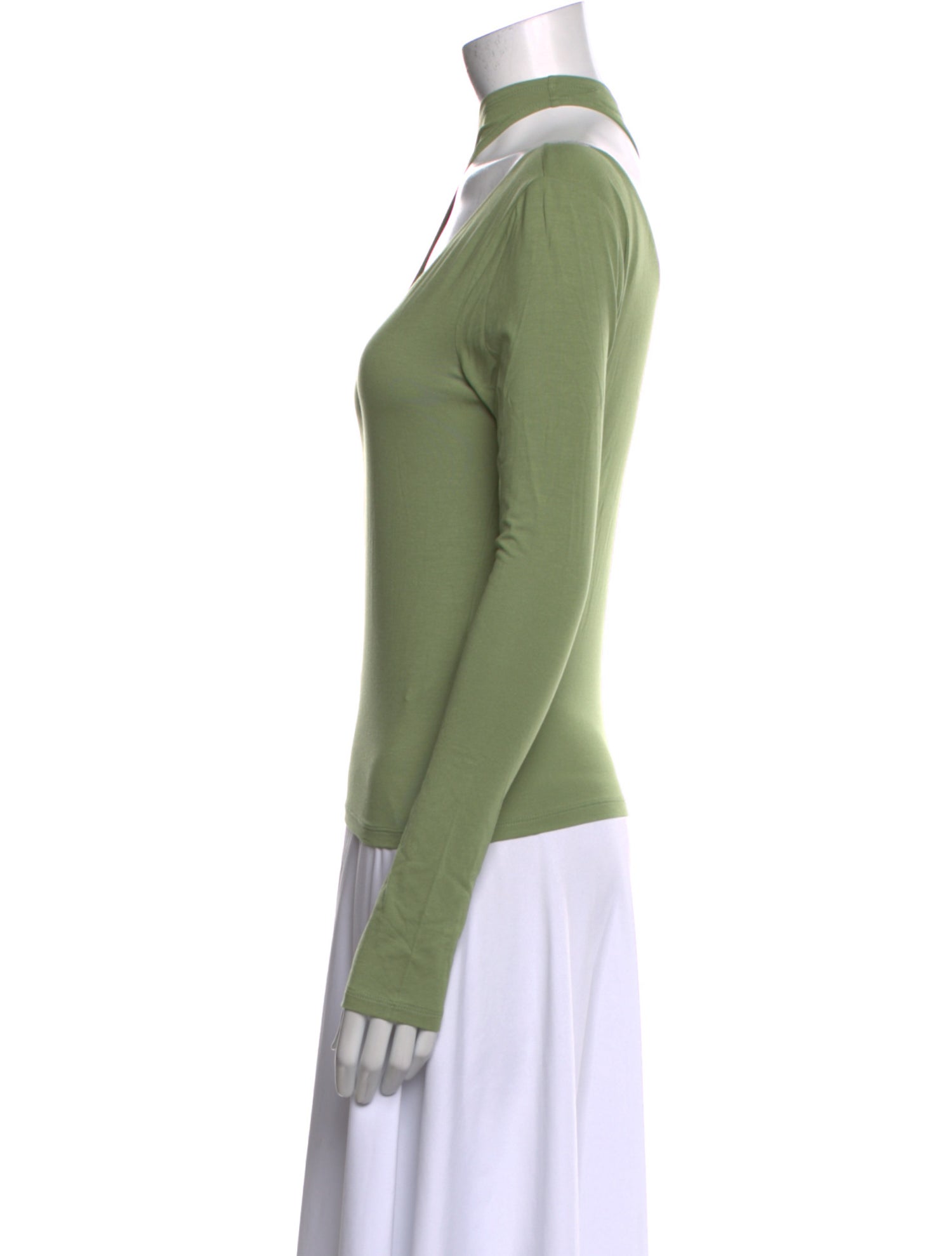 LAPOINTE One-Shoulder Long Sleeve Sweatshirt