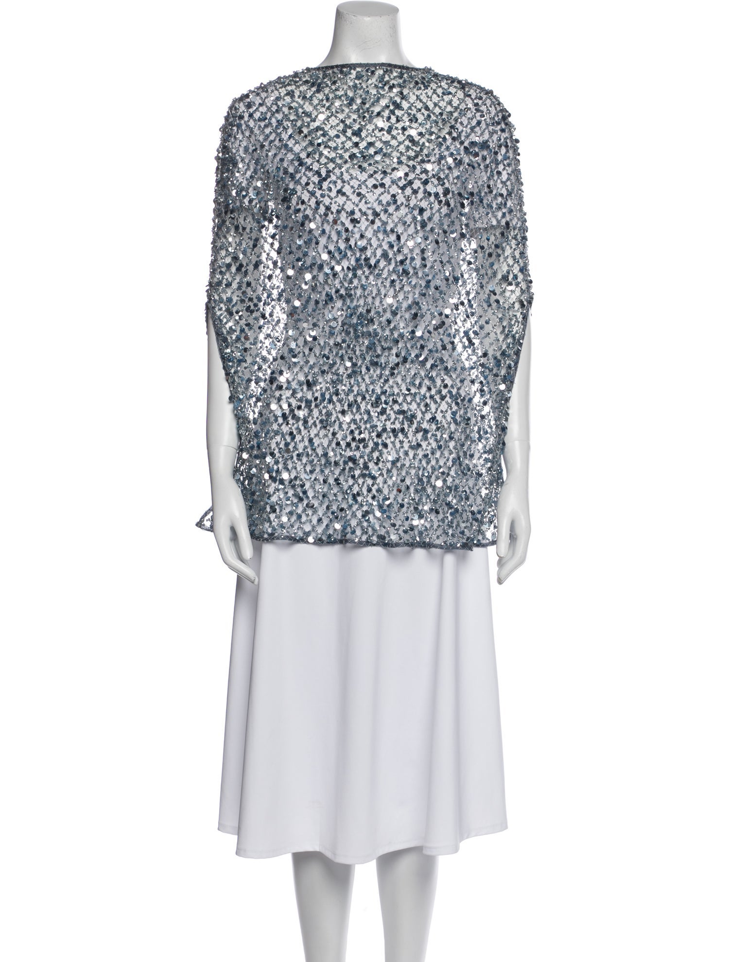 LAPOINTE Printed Mock Neck Tunic