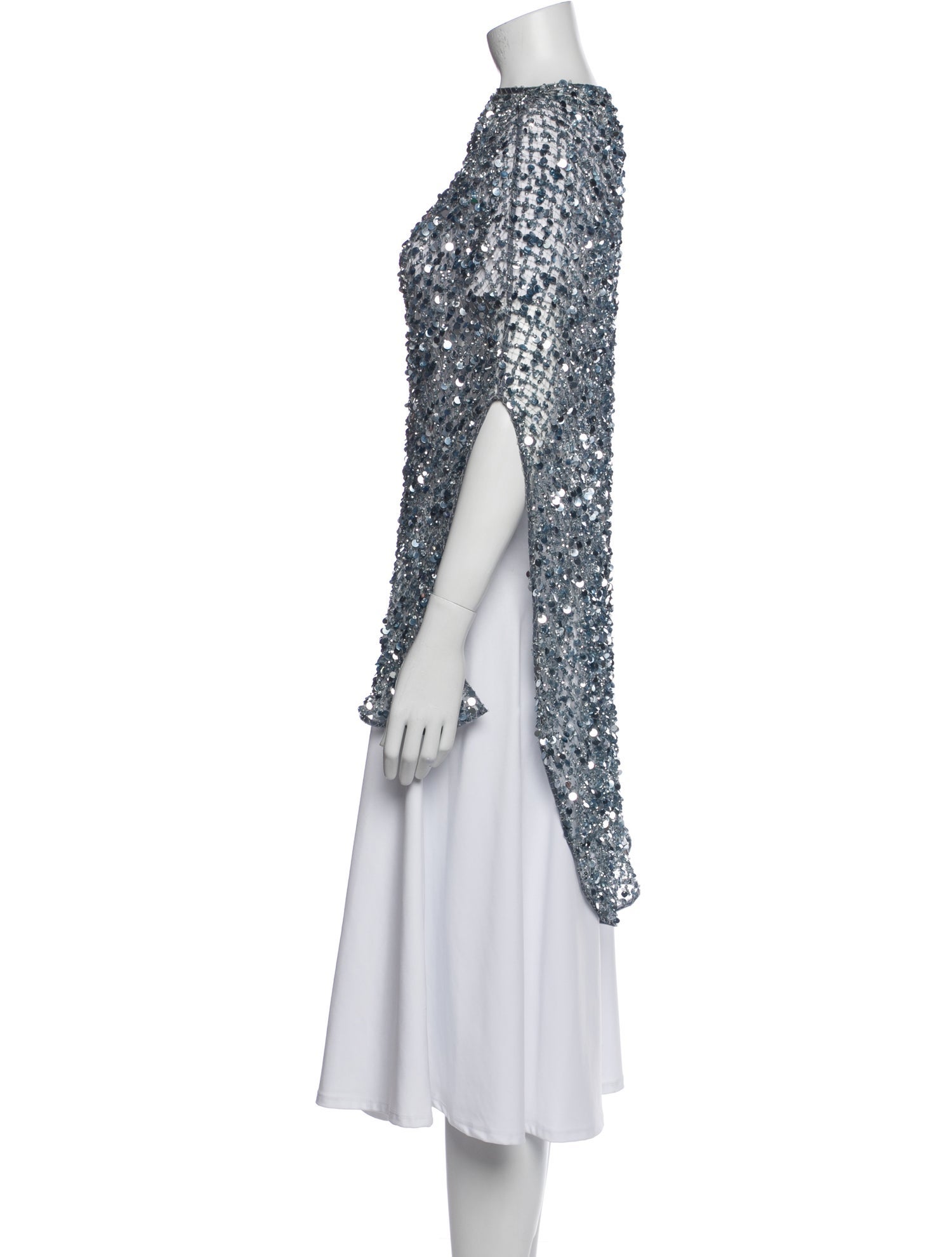 LAPOINTE Printed Mock Neck Tunic