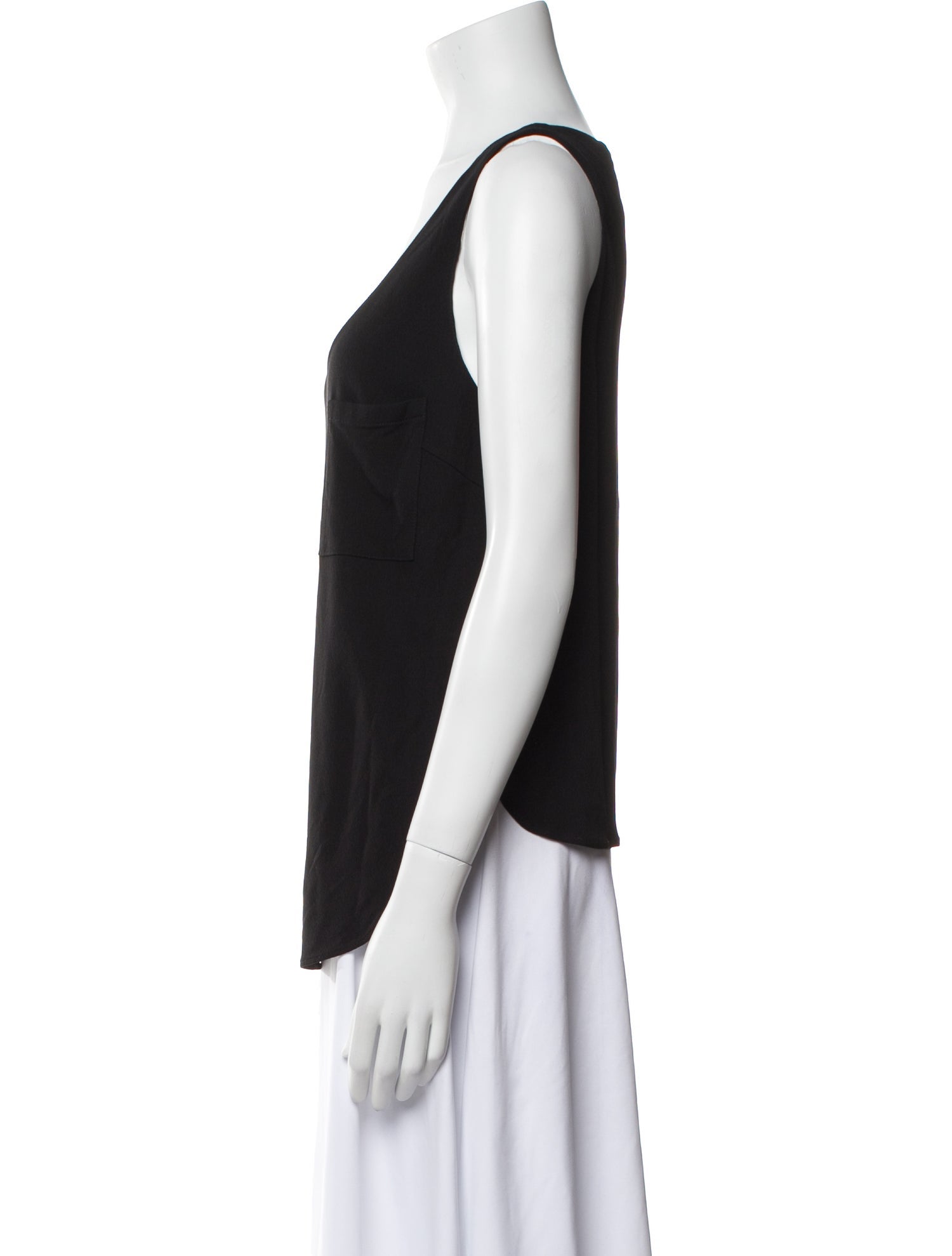 LAPOINTE Scoop Neck Sleeveless Top