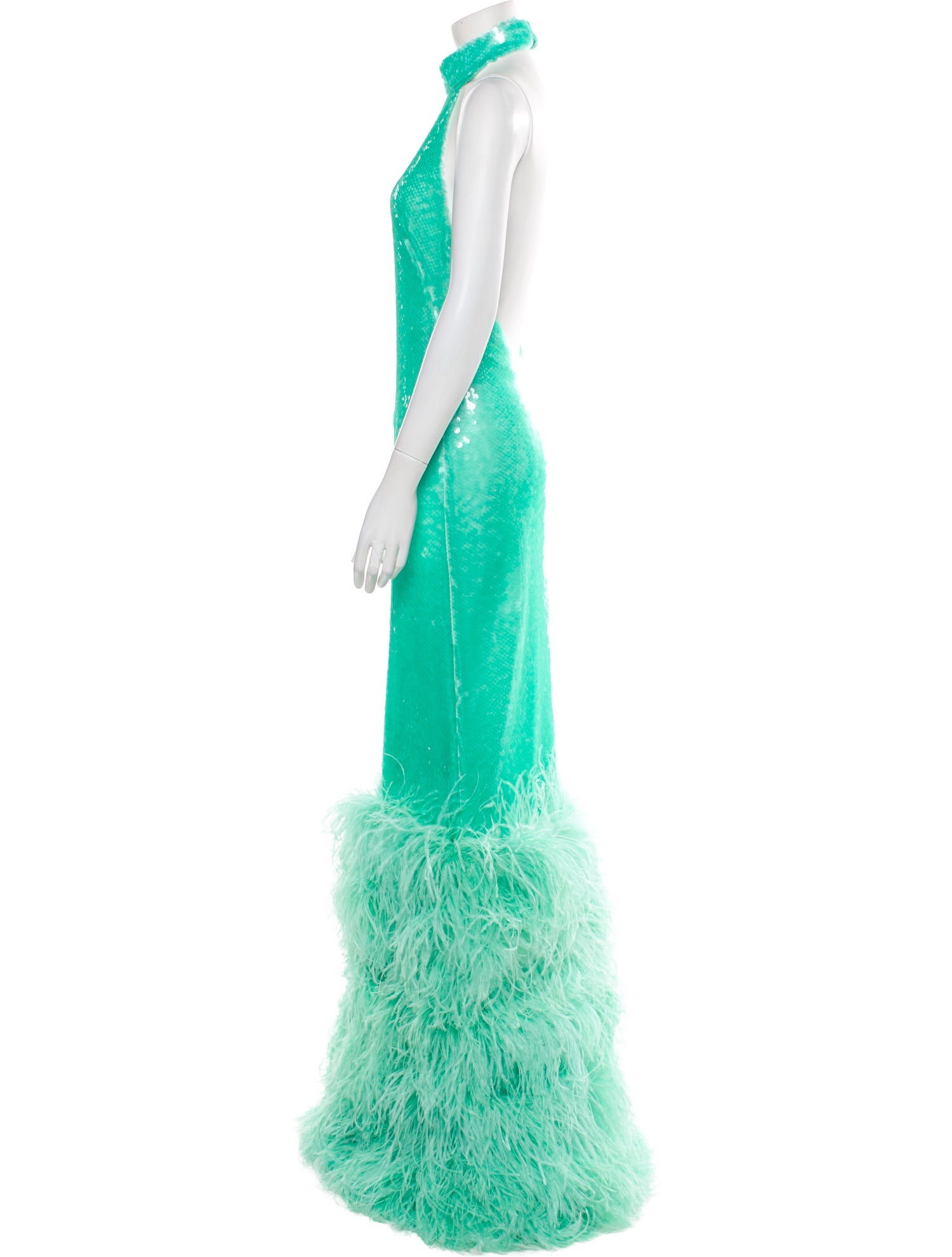 LAPOINTE Sequin Long Dress