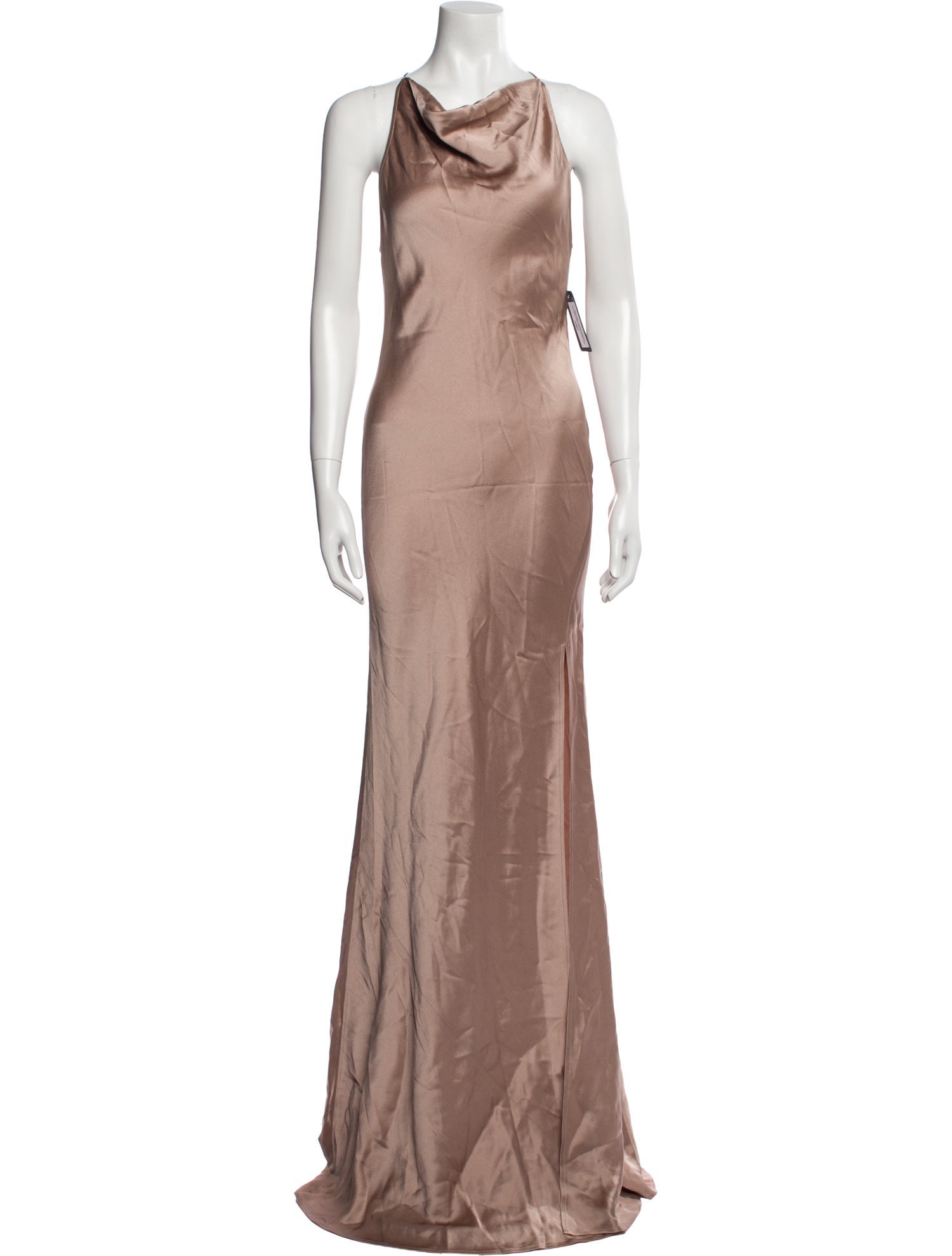 LAPOINTE Cowl Neck Long Dress