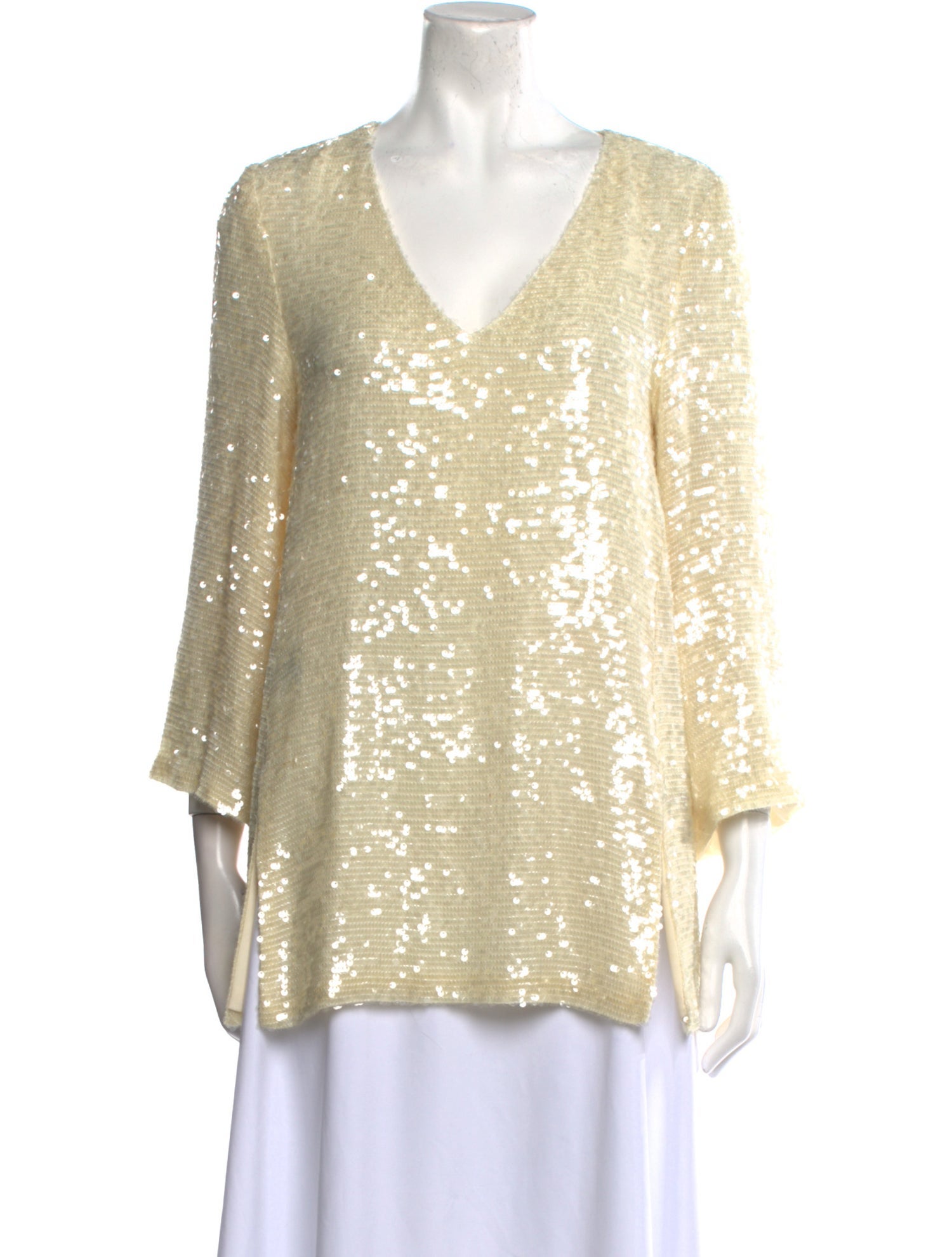 LAPOINTE V-Neck Long Sleeve Tunic