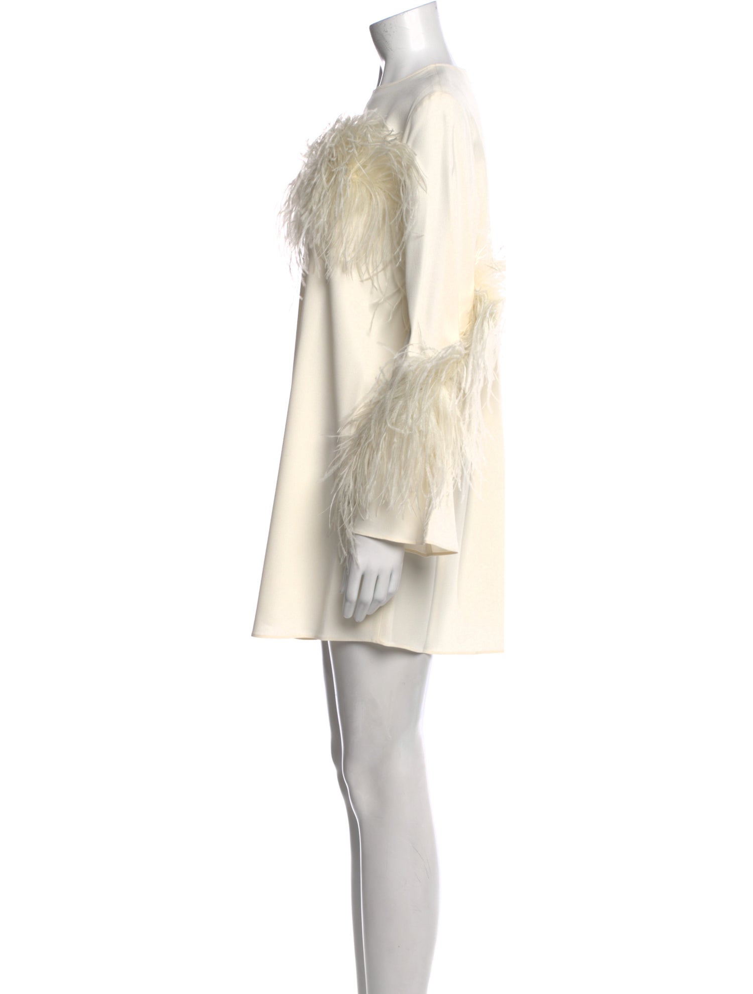 LAPOINTE Crew Neck Mini Dress