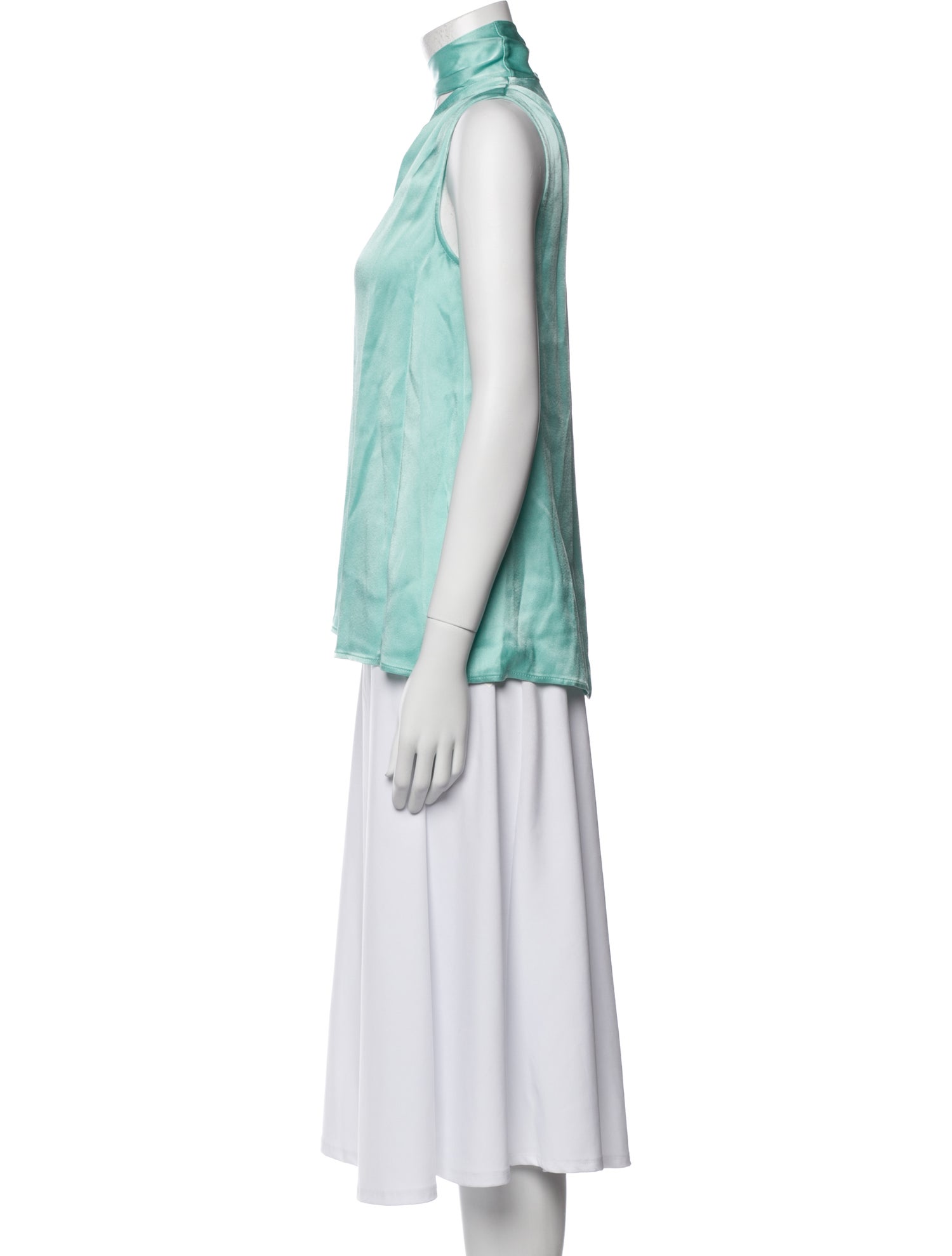 LAPOINTE Halterneck Sleeveless Top