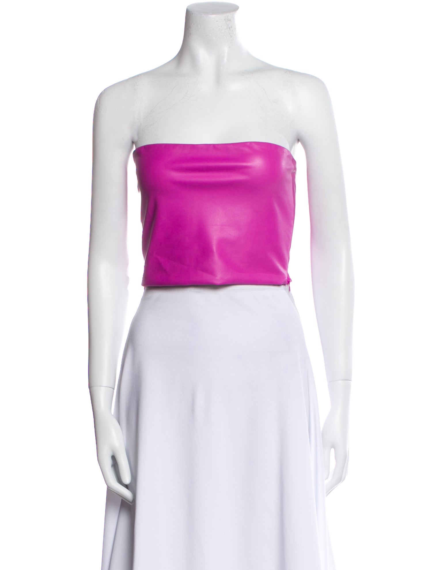 LAPOINTE Strapless Crop Top