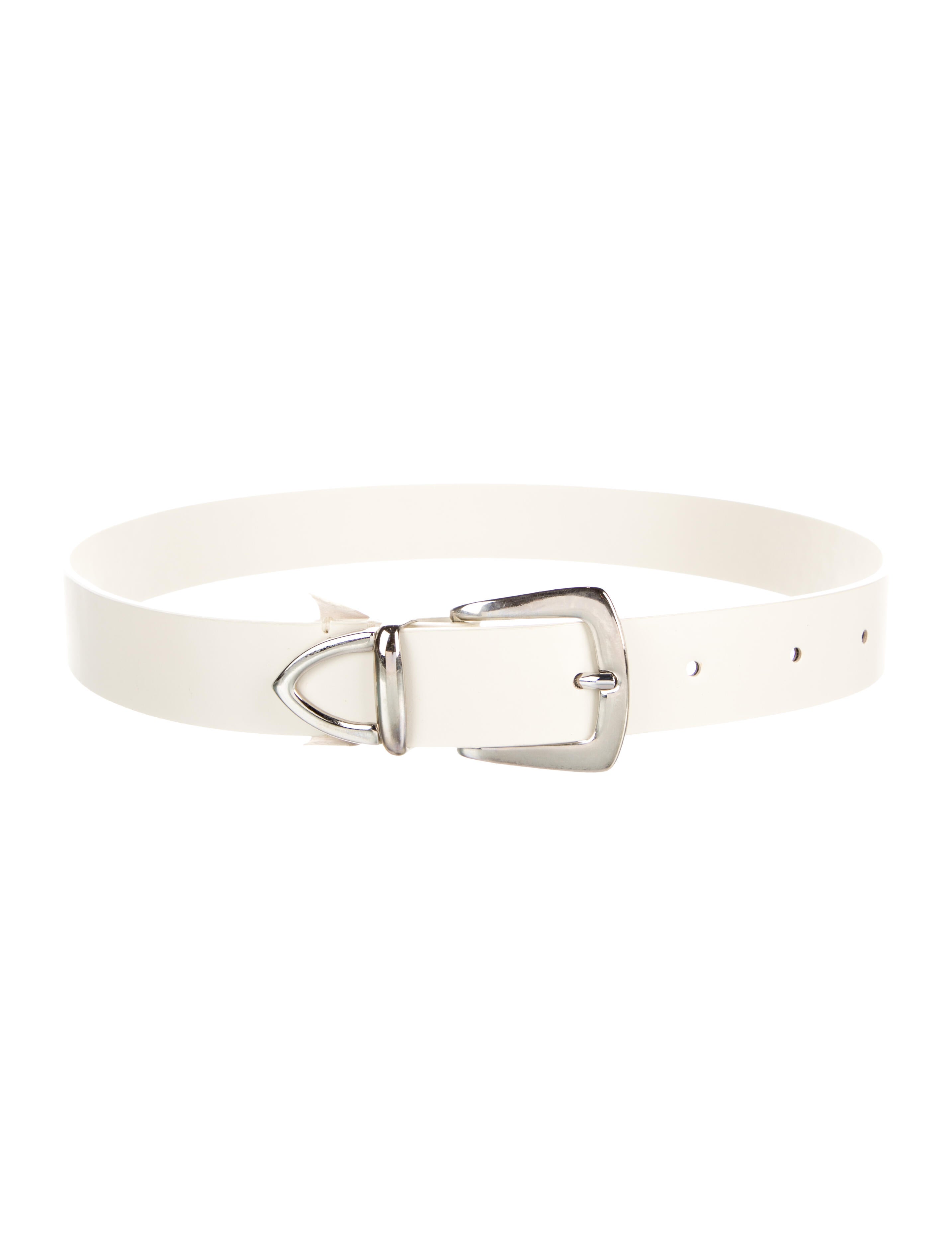 LAPOINTE Skinny Leather Waist Belt
