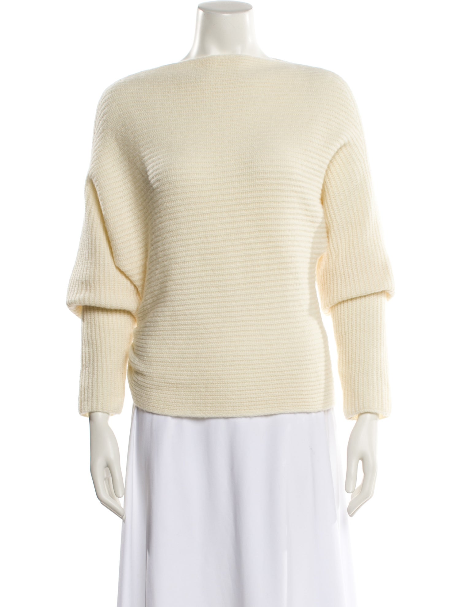 LAPOINTE Cashmere Bateau Neckline Sweater