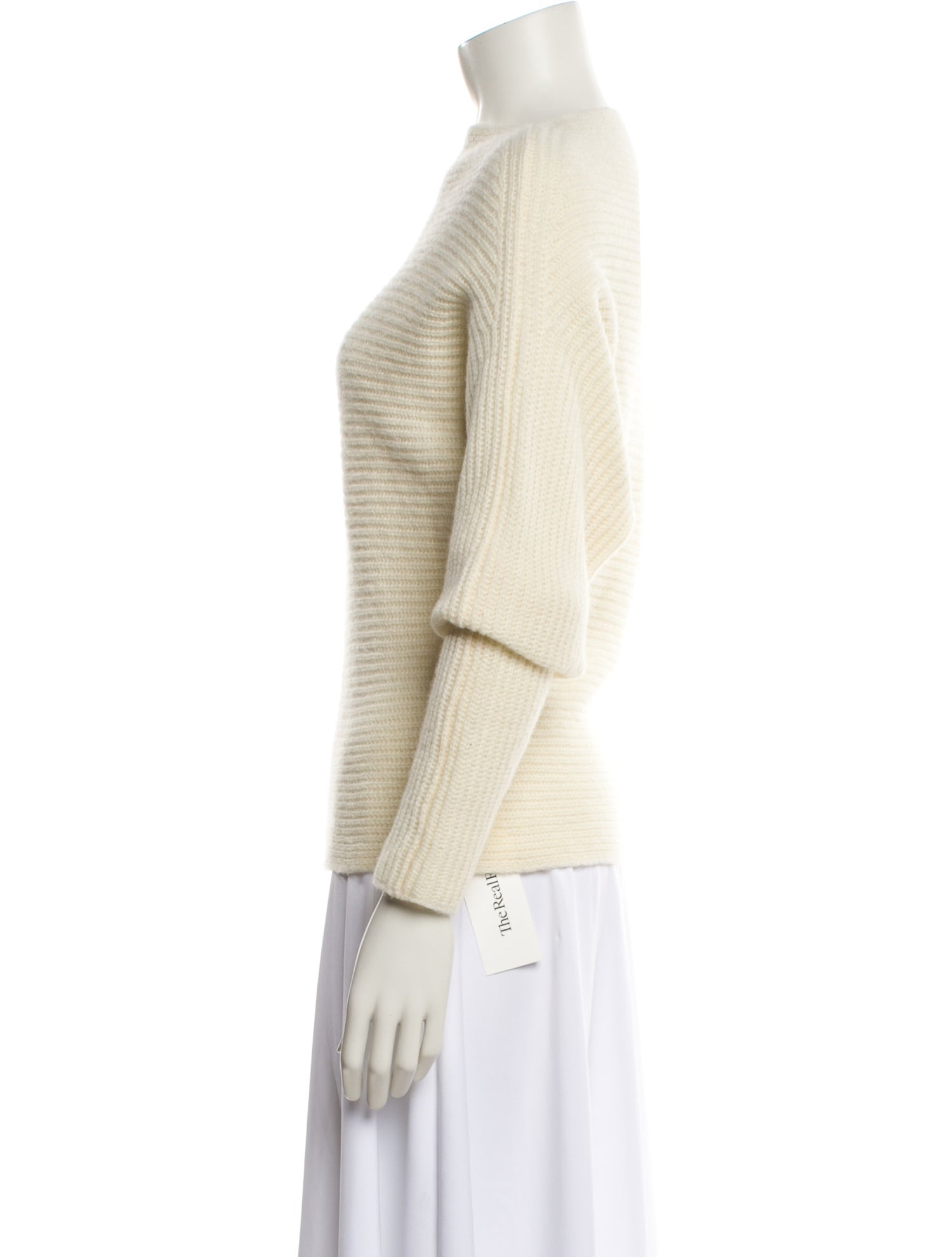 LAPOINTE Cashmere Bateau Neckline Sweater