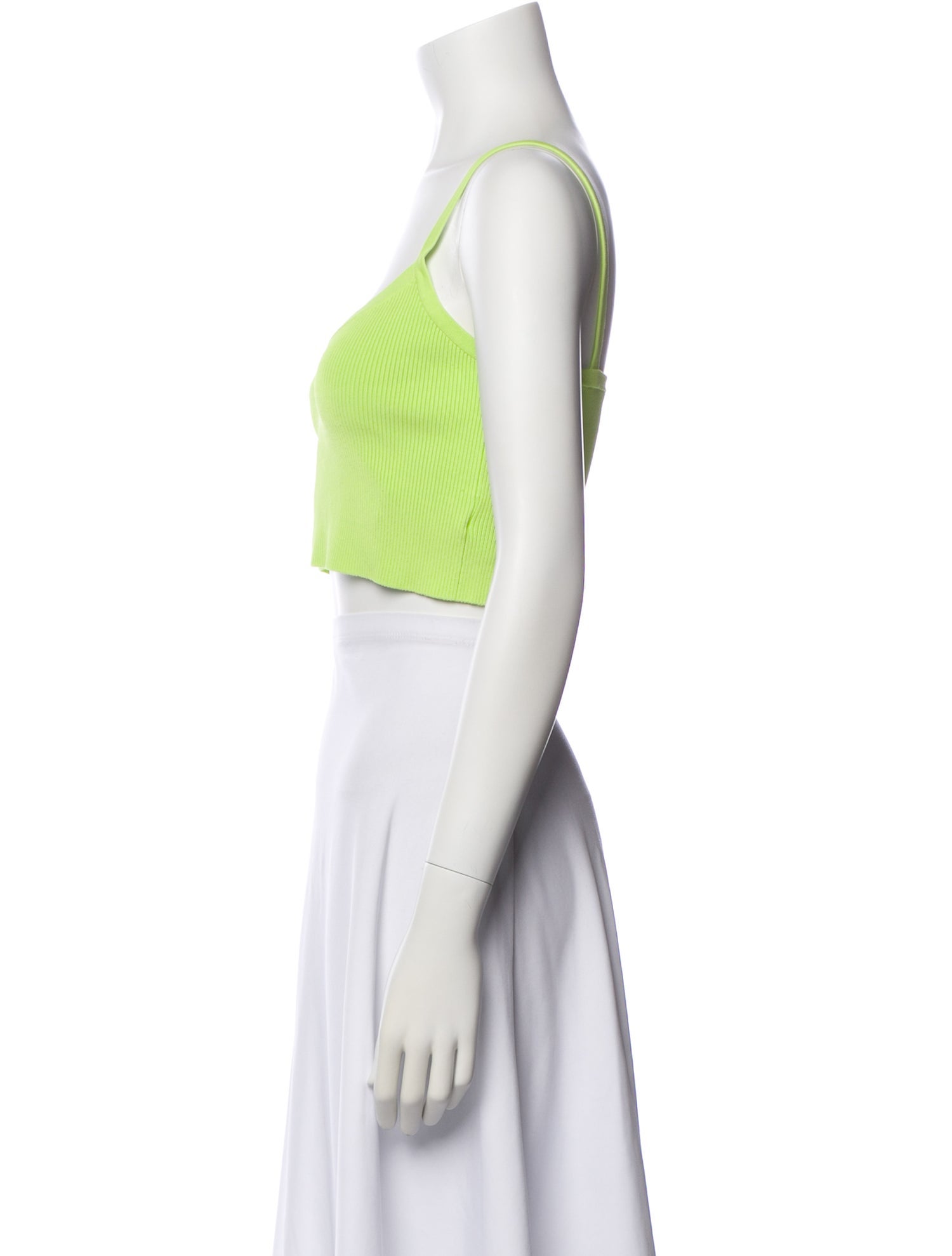 LAPOINTE V-Neck Sleeveless Crop Top