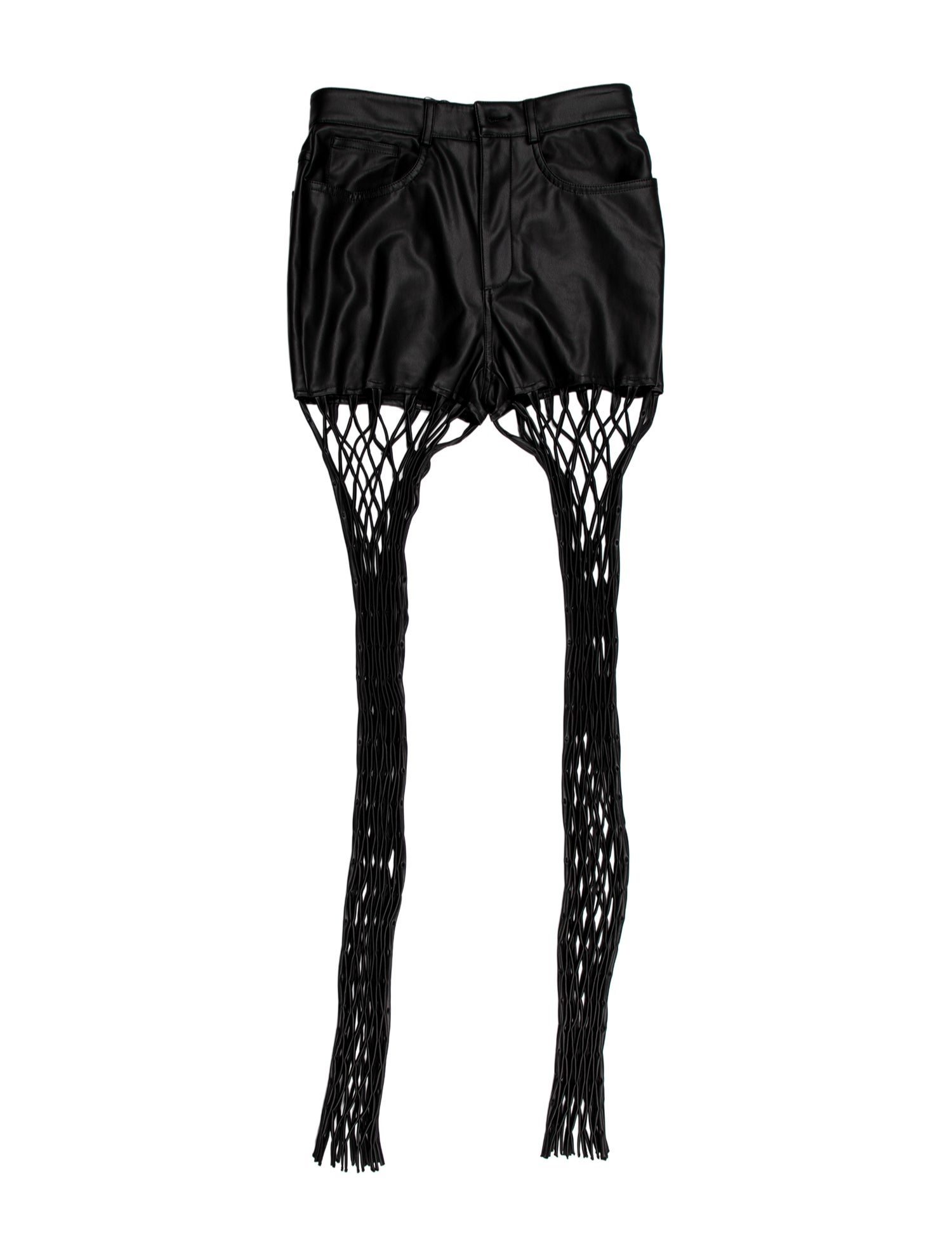 LAPOINTE Faux Fur Skinny Leg Pants