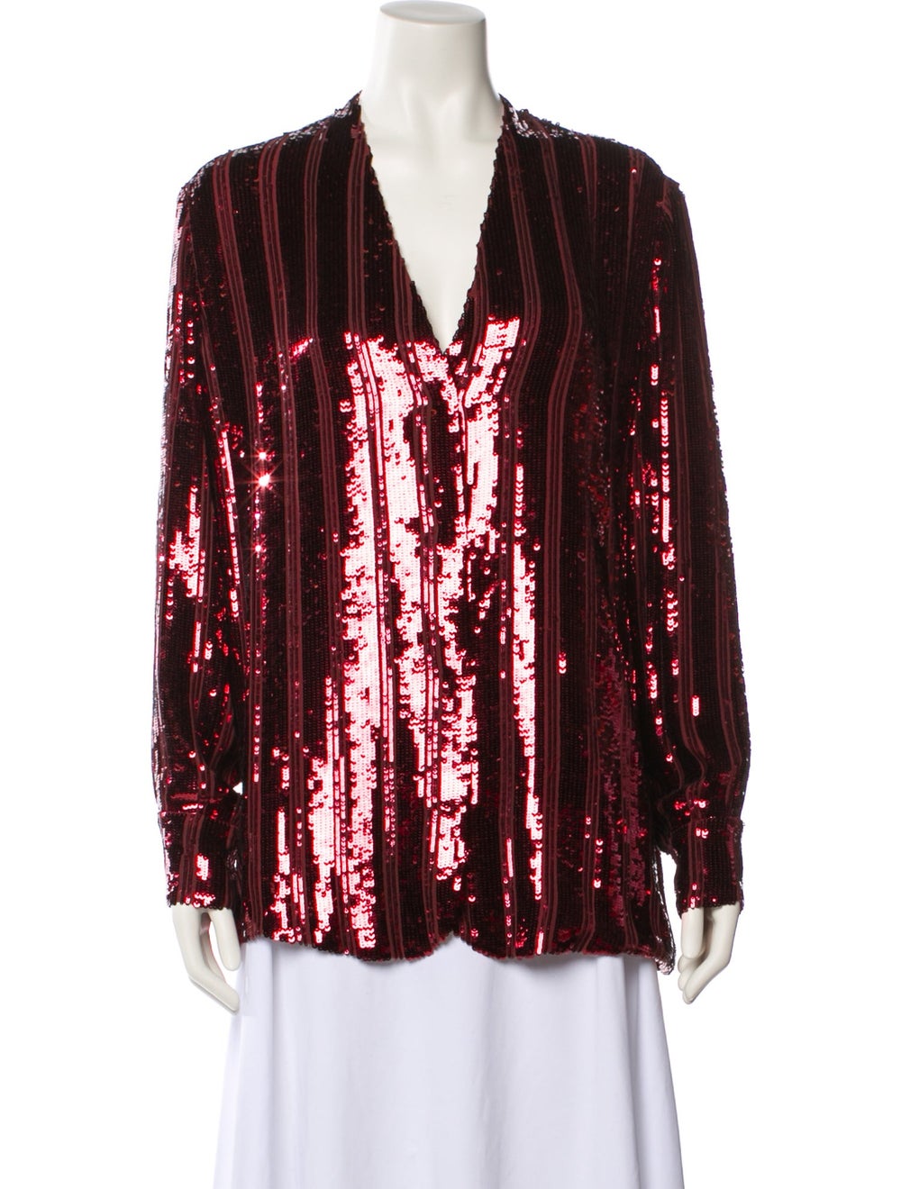 LAPOINTE Striped Evening Jacket - image 1