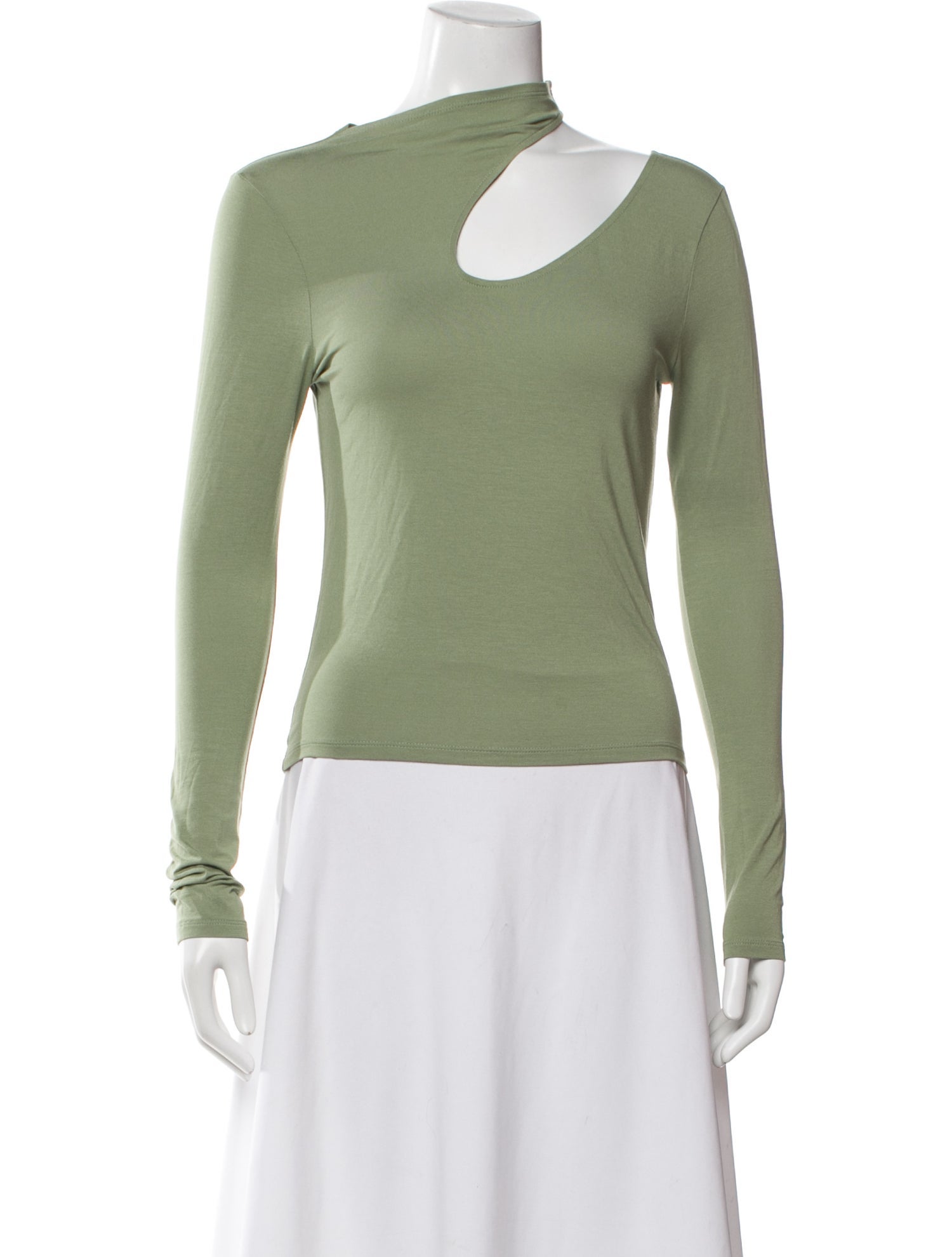LAPOINTE Asymmetrical Long Sleeve Top