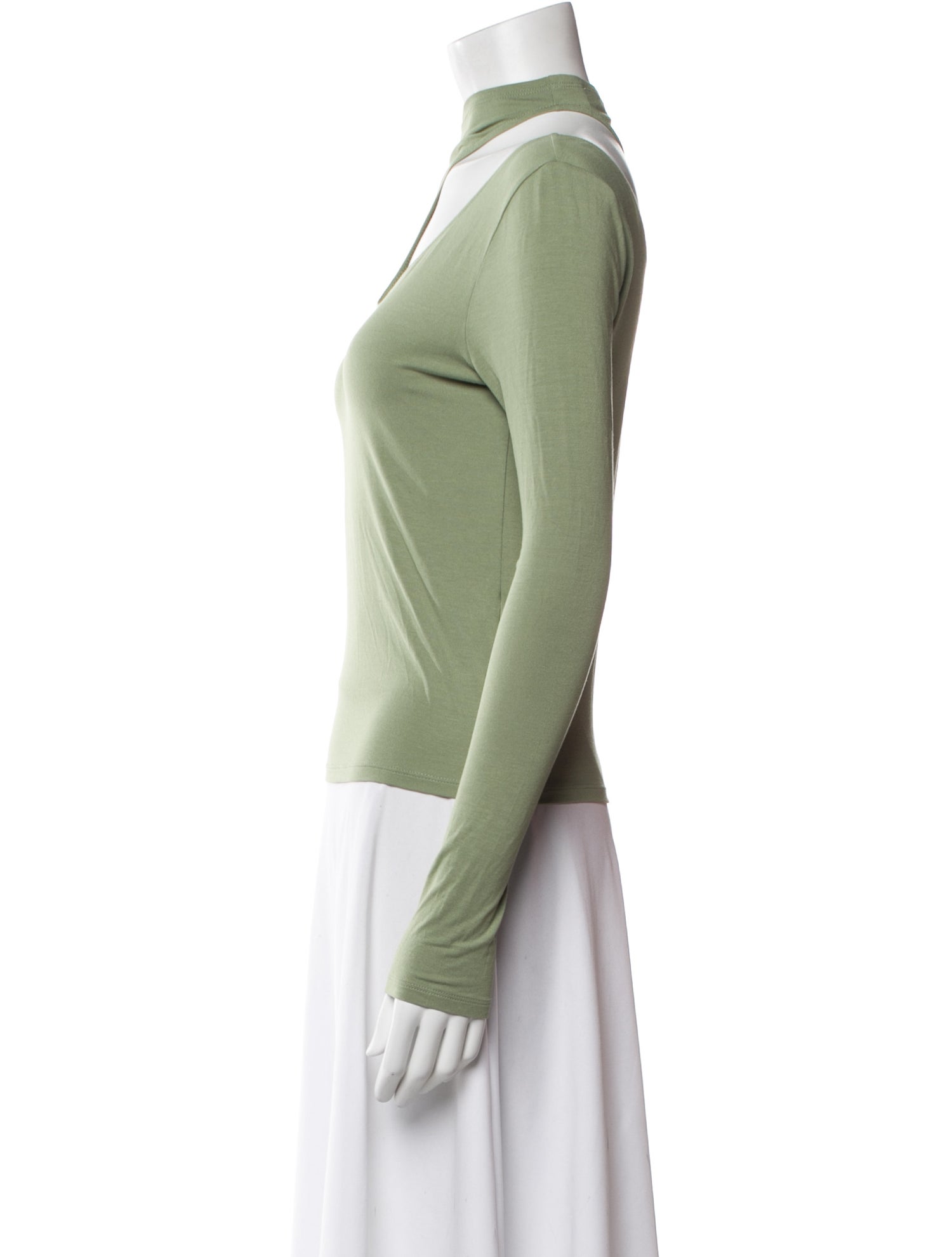 LAPOINTE Asymmetrical Long Sleeve Top