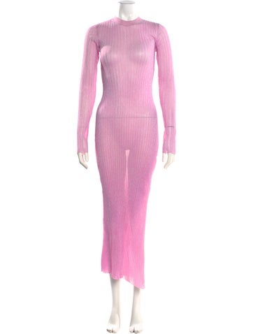 Pre-owned Lapointe Mock Neck Long Dress