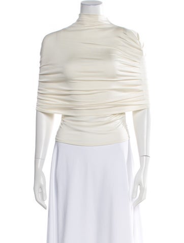 Pre-owned Lapointe Turtleneck Sleeveless Top W/ Tags In Neutral