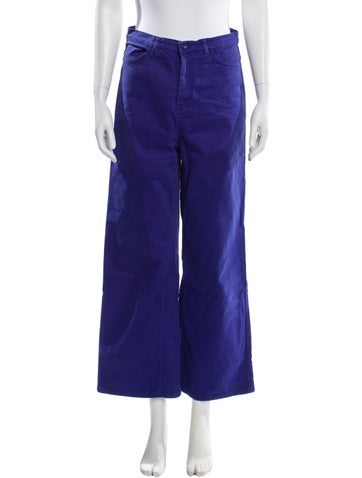Pre-owned Lapointe Wide Leg Pants In Purple