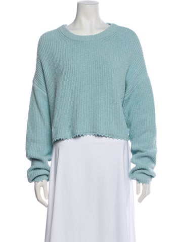 Pre-owned Lapointe Crew Neck Sweater In Blue