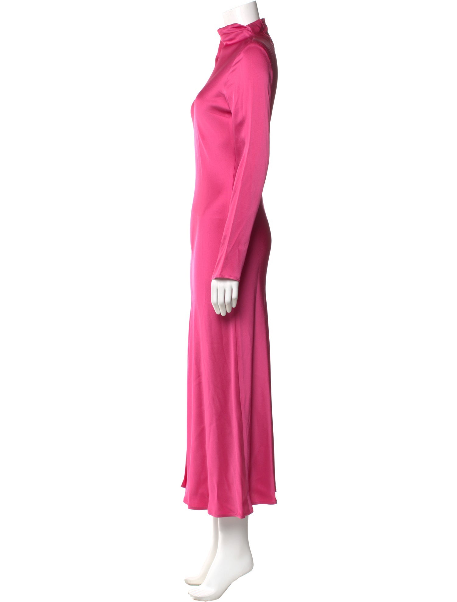 LAPOINTE Turtleneck Long Dress