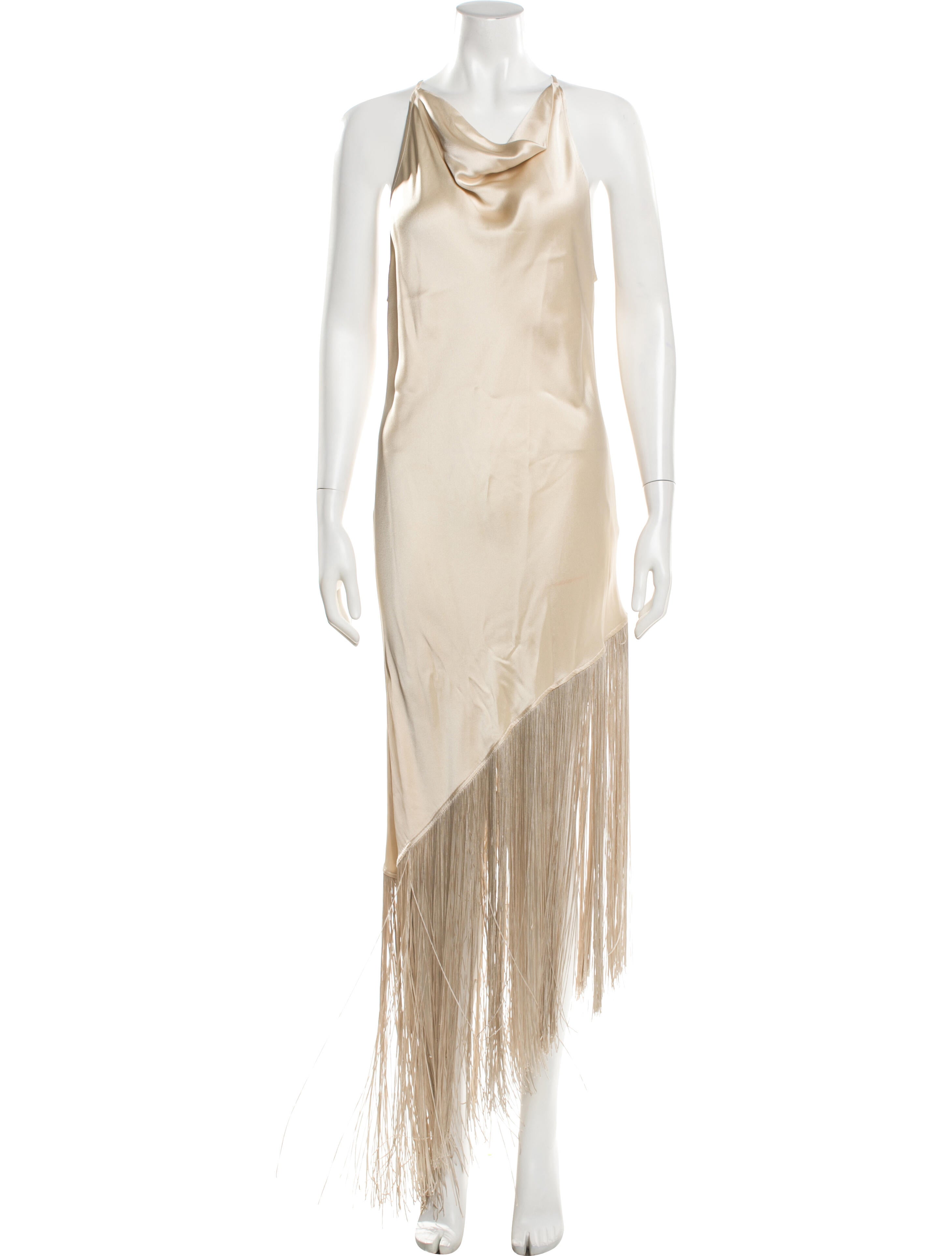 LAPOINTE Cowl Neck Long Dress