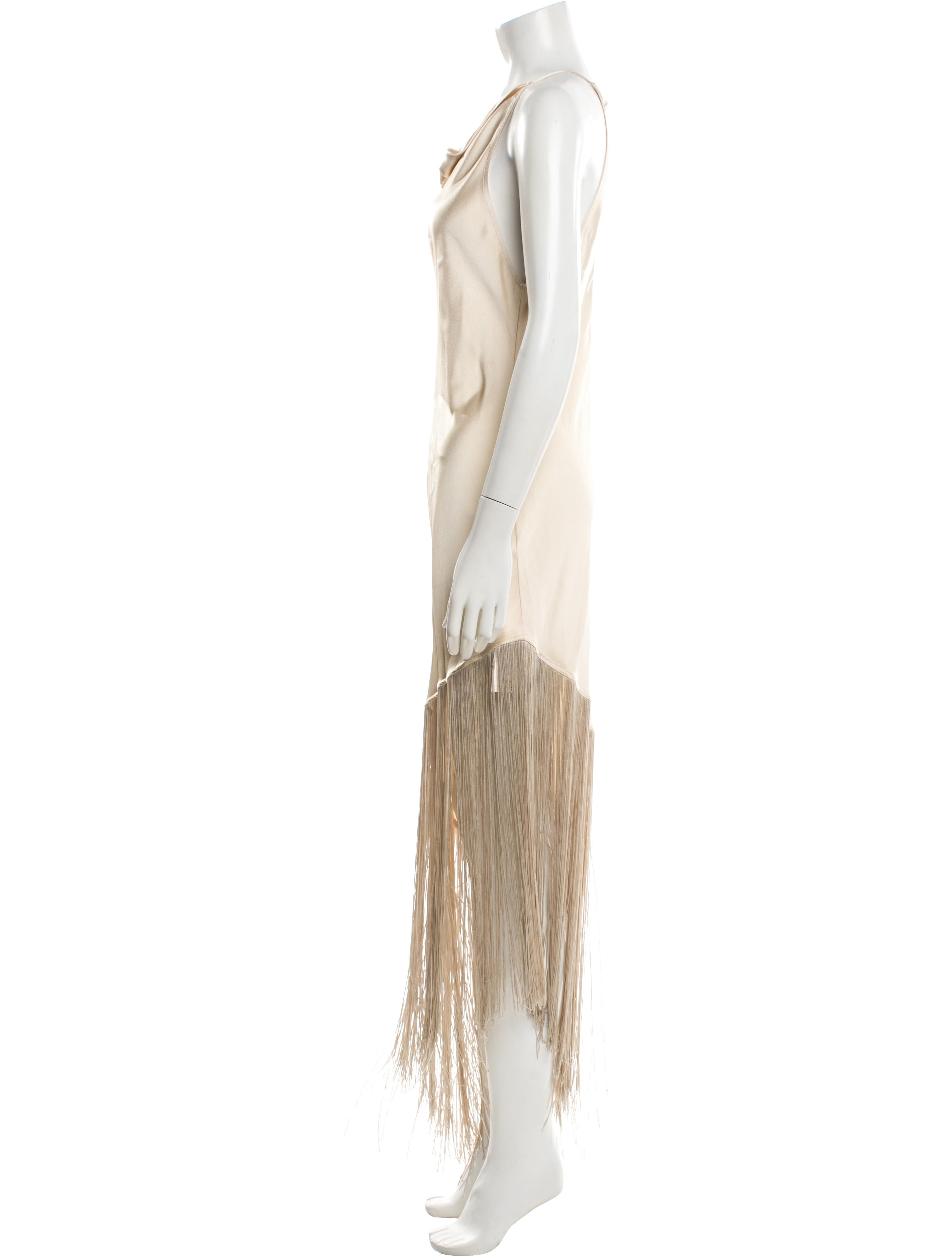 LAPOINTE Cowl Neck Long Dress