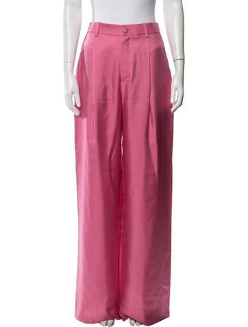 Pre-owned Lapointe Wide Leg Pants In Pink