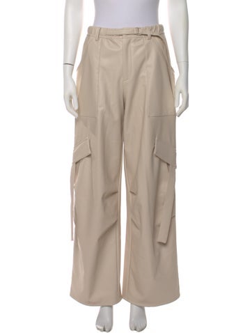 Pre-owned Lapointe Wide Leg Pants In Neutral