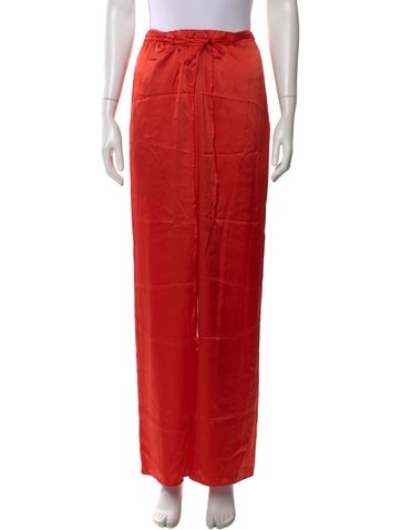 Pre-owned Lapointe Wide Leg Pants In Orange