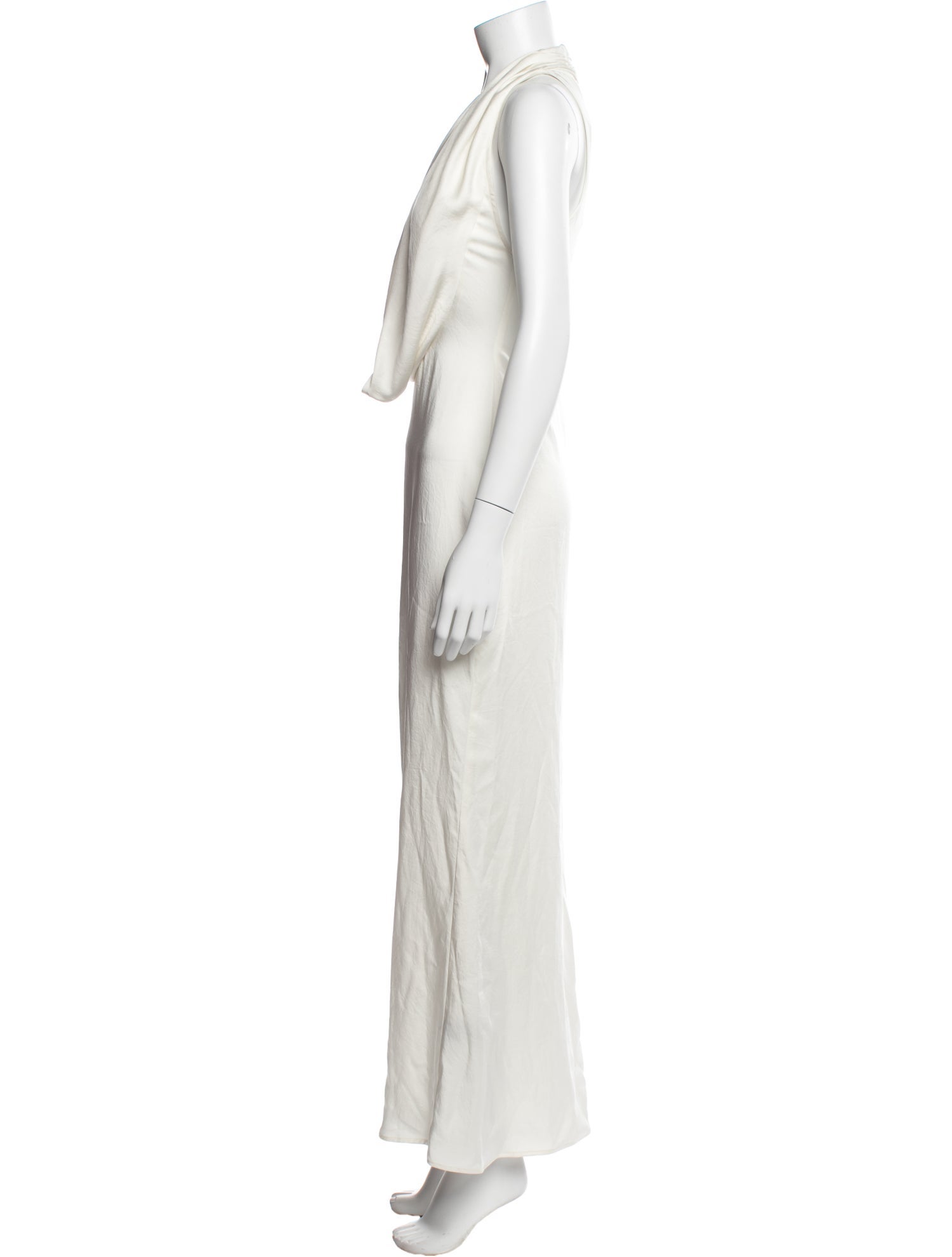 LAPOINTE Cowl Neck Long Dress