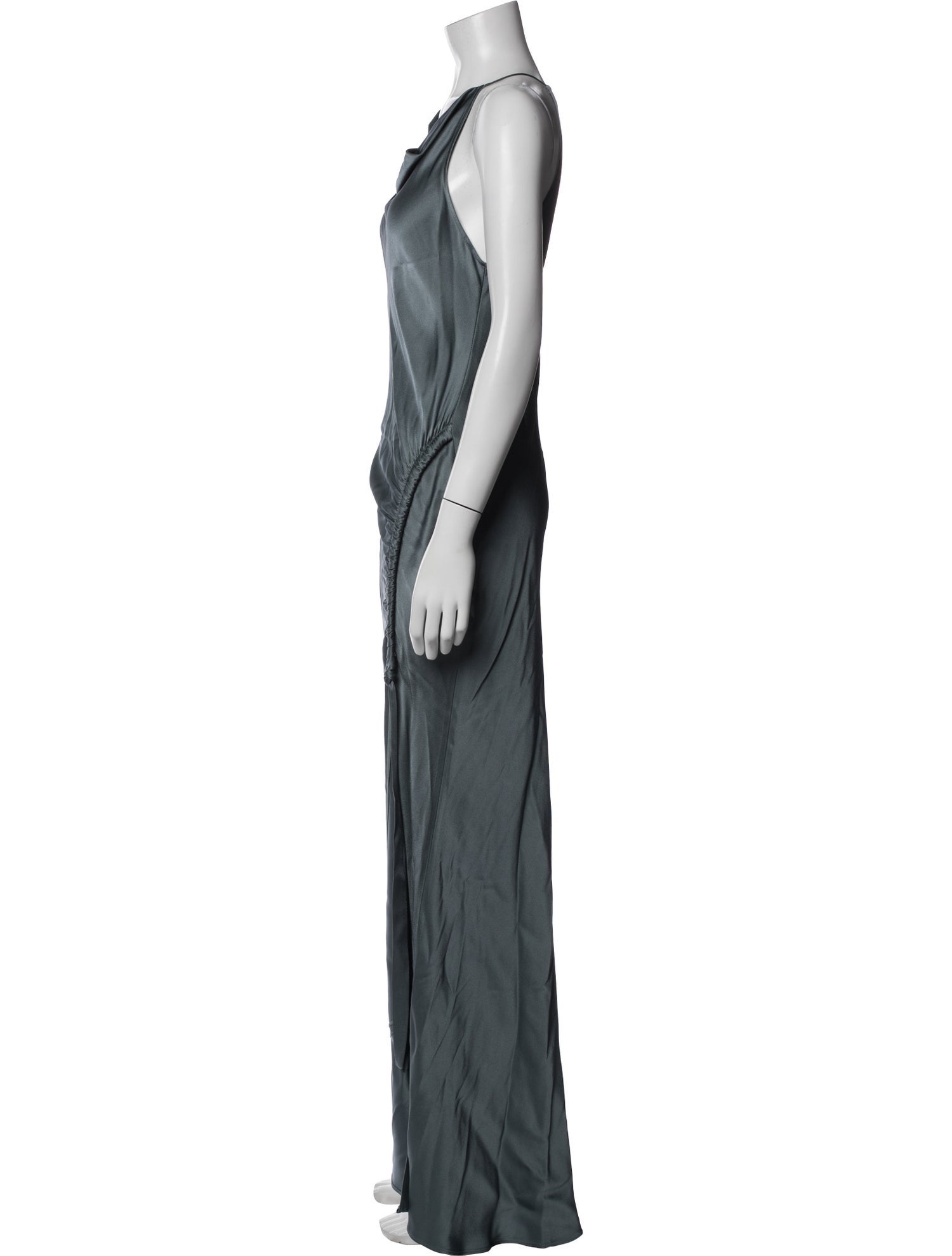 LAPOINTE Satin Long Dress
