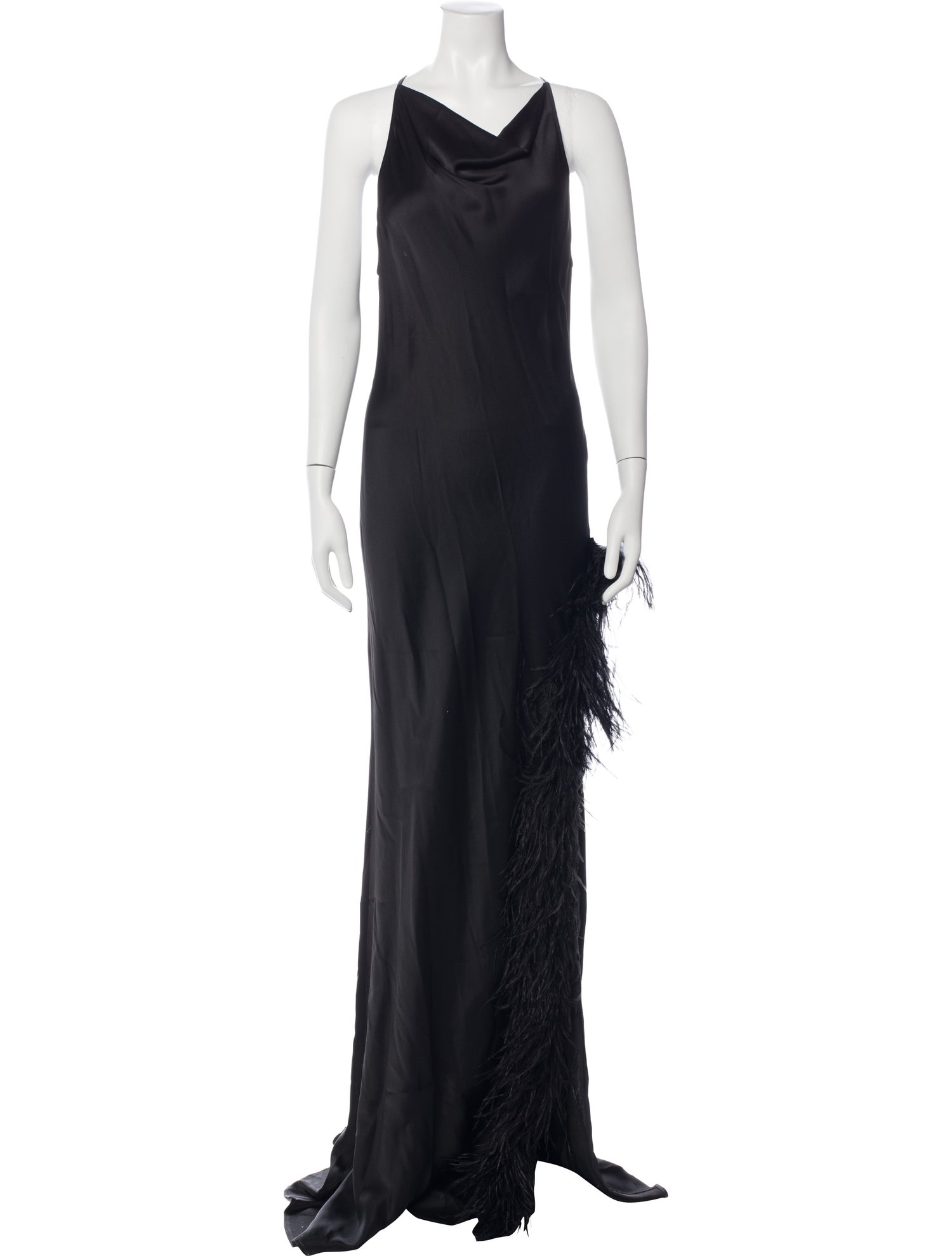 LAPOINTE Cowl Neck Long Dress