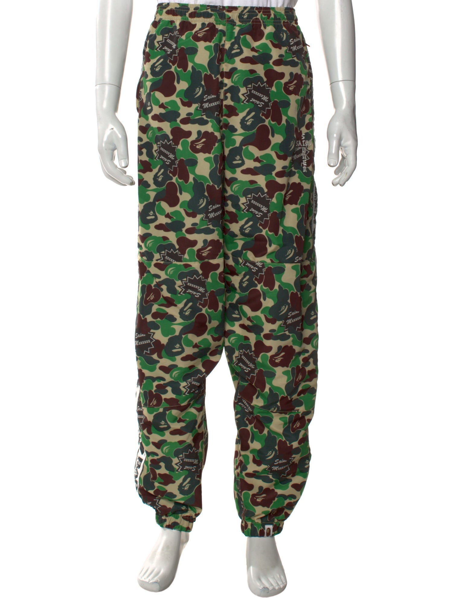 Saint Michael x BAPE Camo Joggers w/ Tags