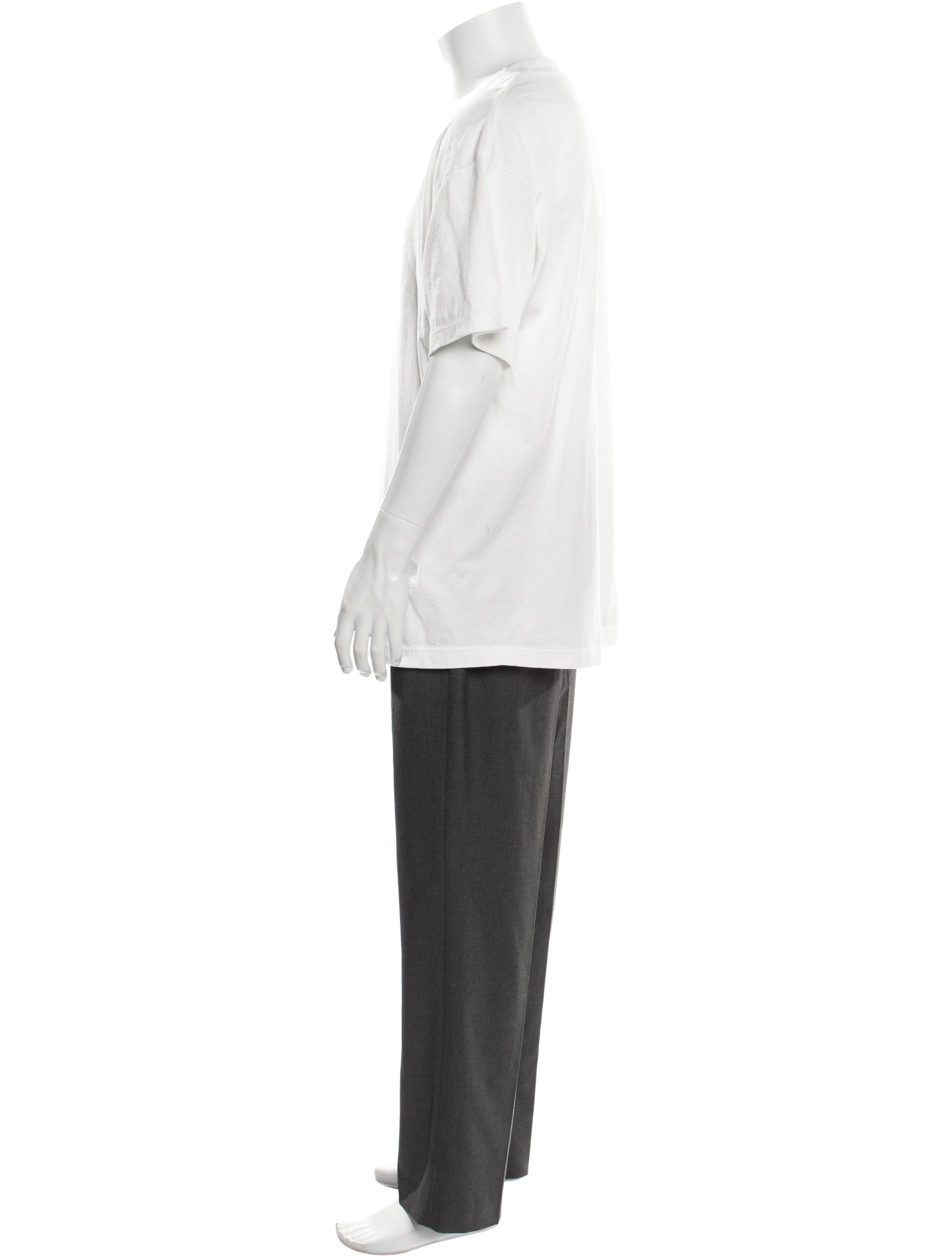 Saint Michael Graphic Print Mock Neck T-Shirt w/ Tags