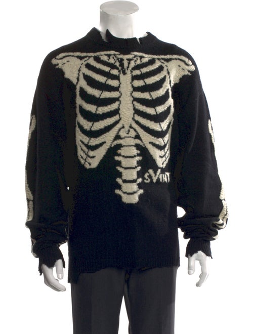 Vlone x Saint Michaels Wool Printed Cardigan