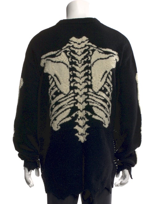 Vlone x Saint Michaels Wool Printed Cardigan