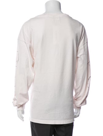 Saint Michael Graphic Print Crew Neck Henley