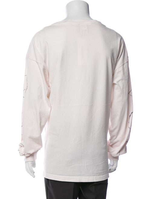 Saint Michael Graphic Print Crew Neck Henley