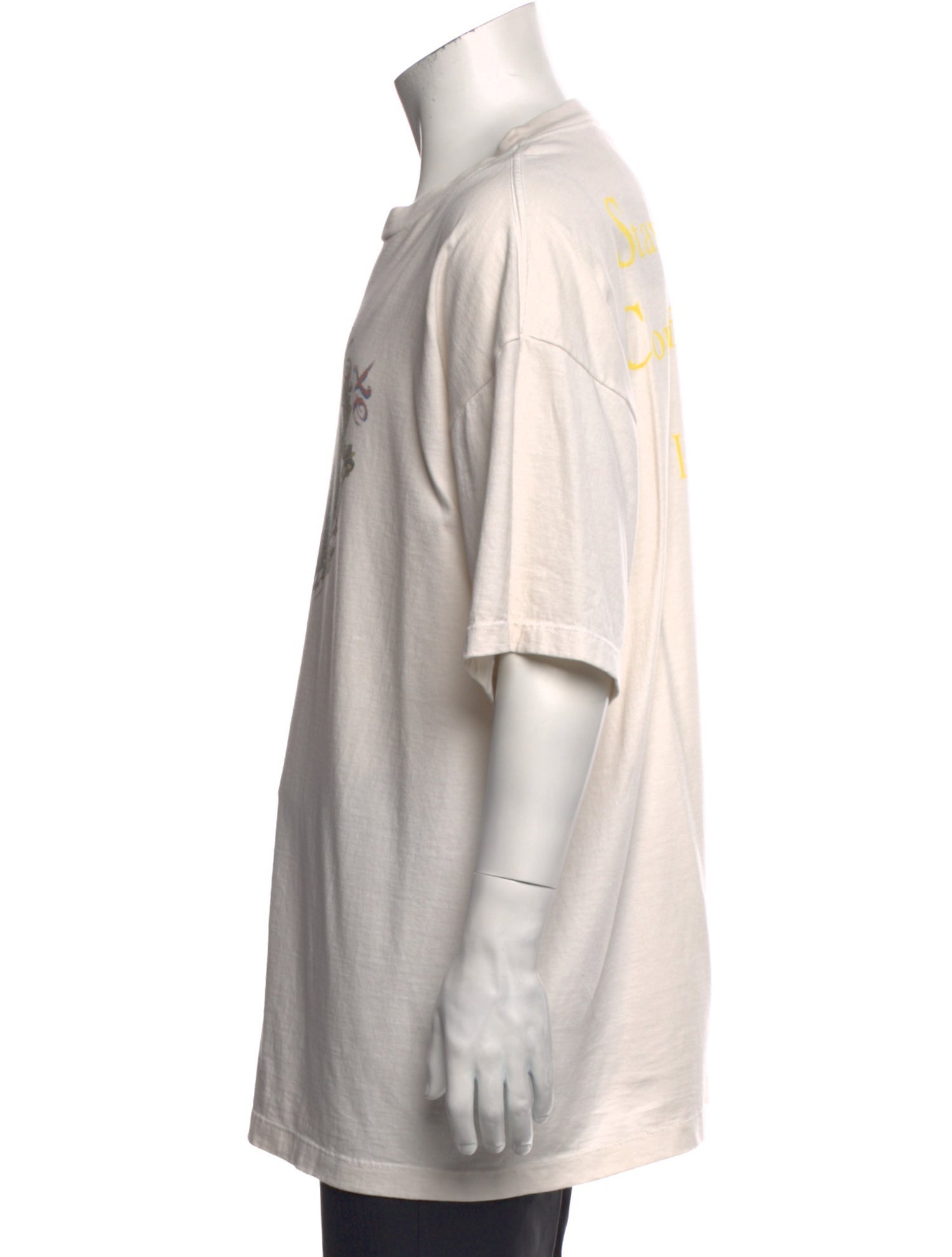 Saint Michael Graphic Print Crew Neck T-Shirt