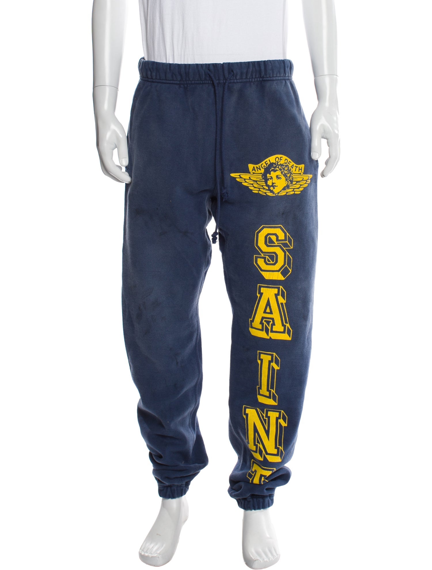 Saint Michael Cherub Graphic Print Lounge Bottoms