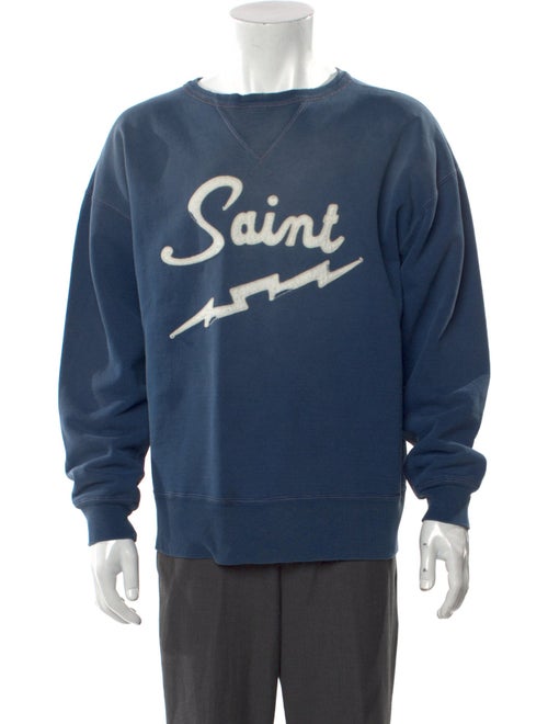 Saint MXXXXXX Graphic Print Crew Neck Sweatshirt