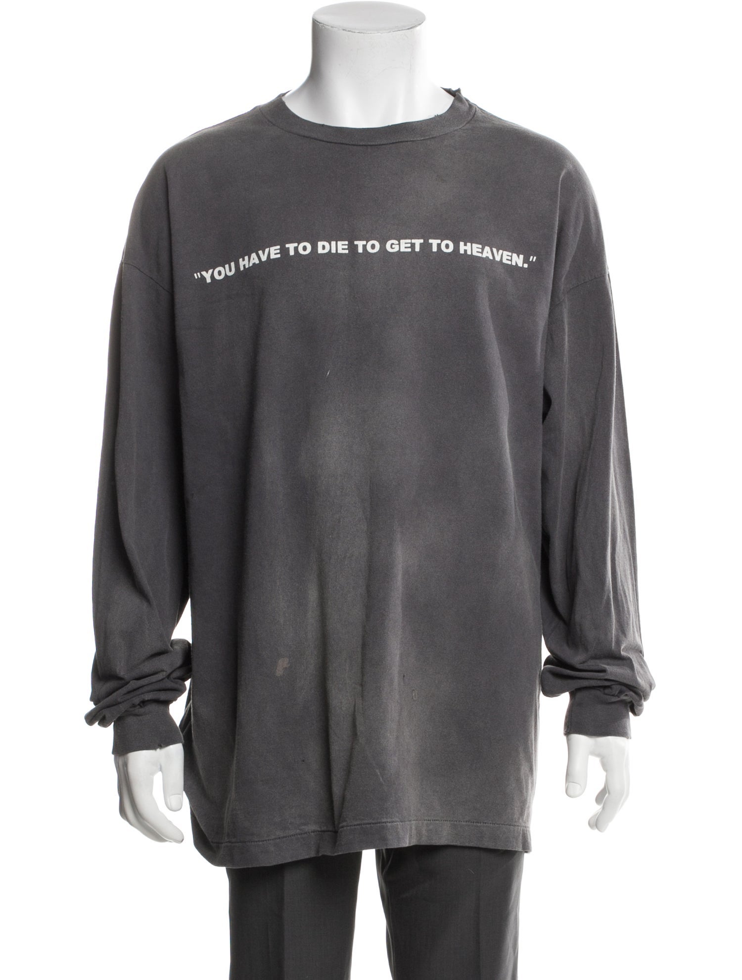 Saint Michael Graphic Print Crew Neck T-Shirt w/ Tags