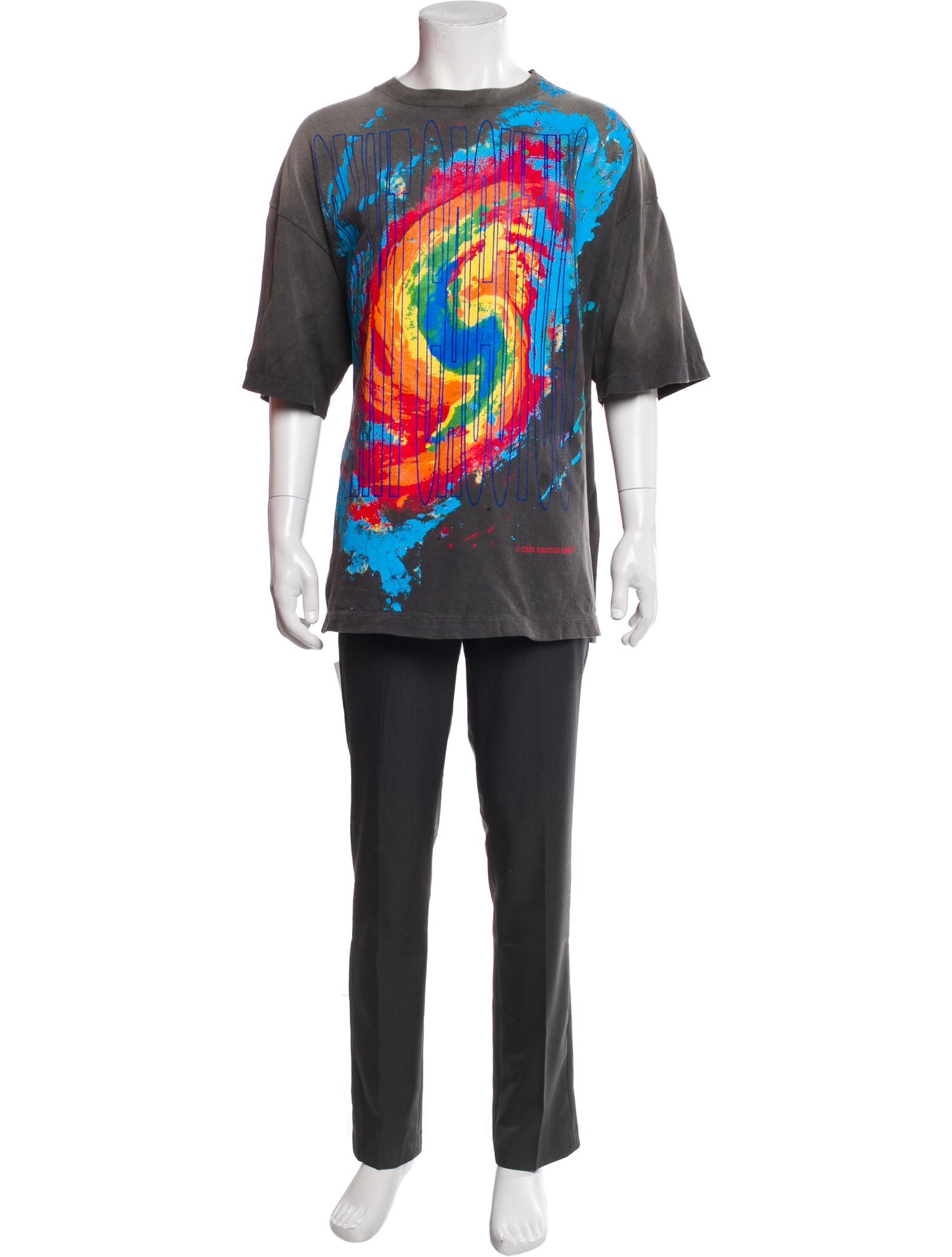 Saint Michael x Cactus Plant Flea Market Graphic Print T-Shirt w/ Tags