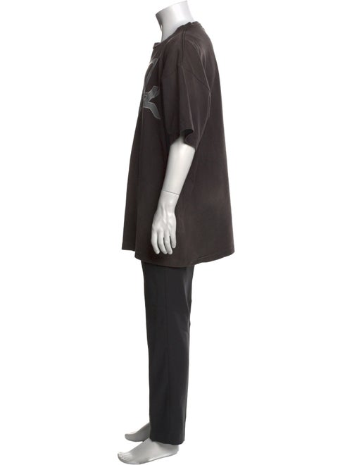 Saint Michael Graphic Print Crew Neck T-Shirt