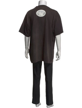 Saint Michael Graphic Print Crew Neck T-Shirt