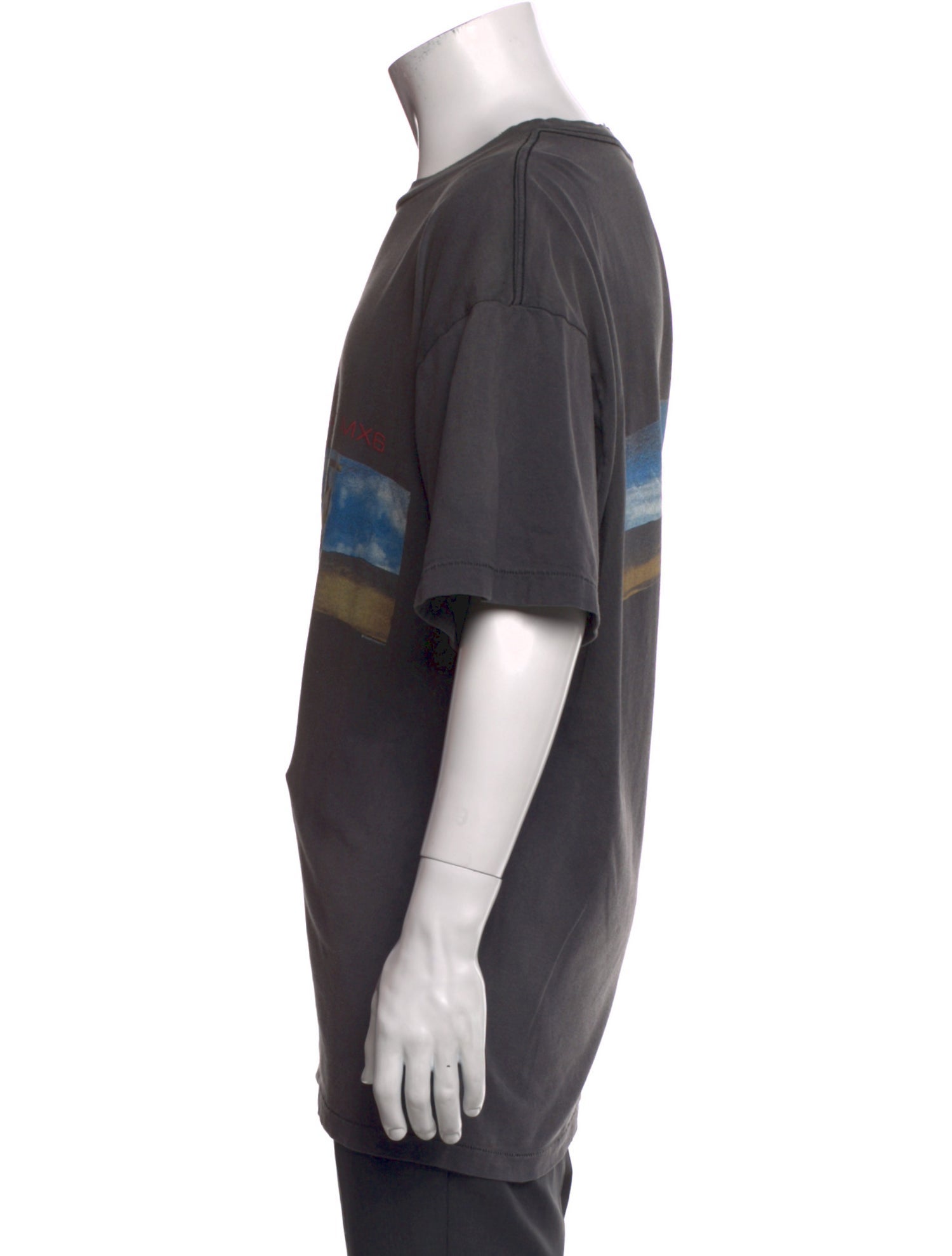 Saint Michael Sky Jesus On Cross Graphic Print T-Shirt w/ Tags