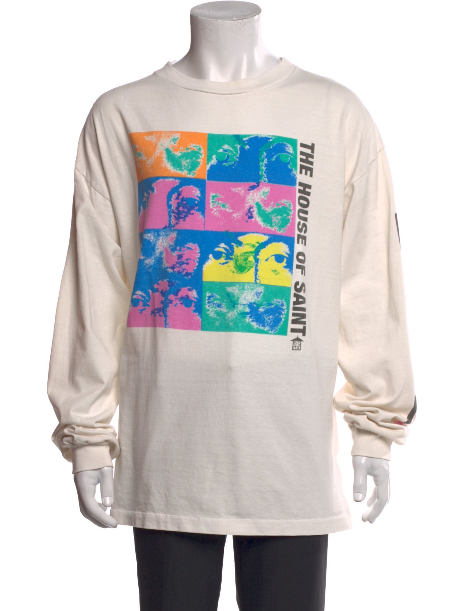 Saint Michael Graphic Print Crew Neck T-Shirt w/ Tags