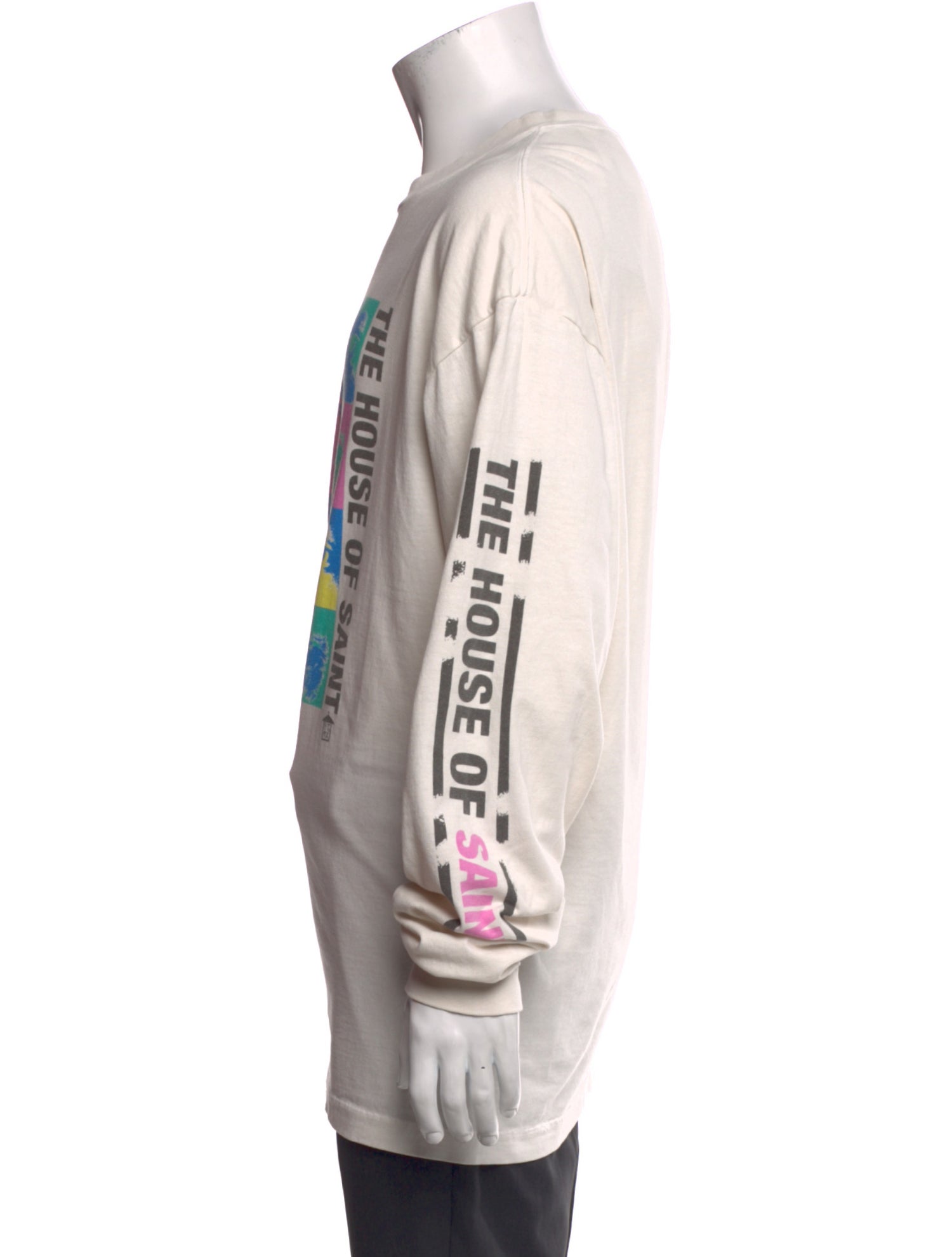 Saint Michael Graphic Print Crew Neck T-Shirt w/ Tags